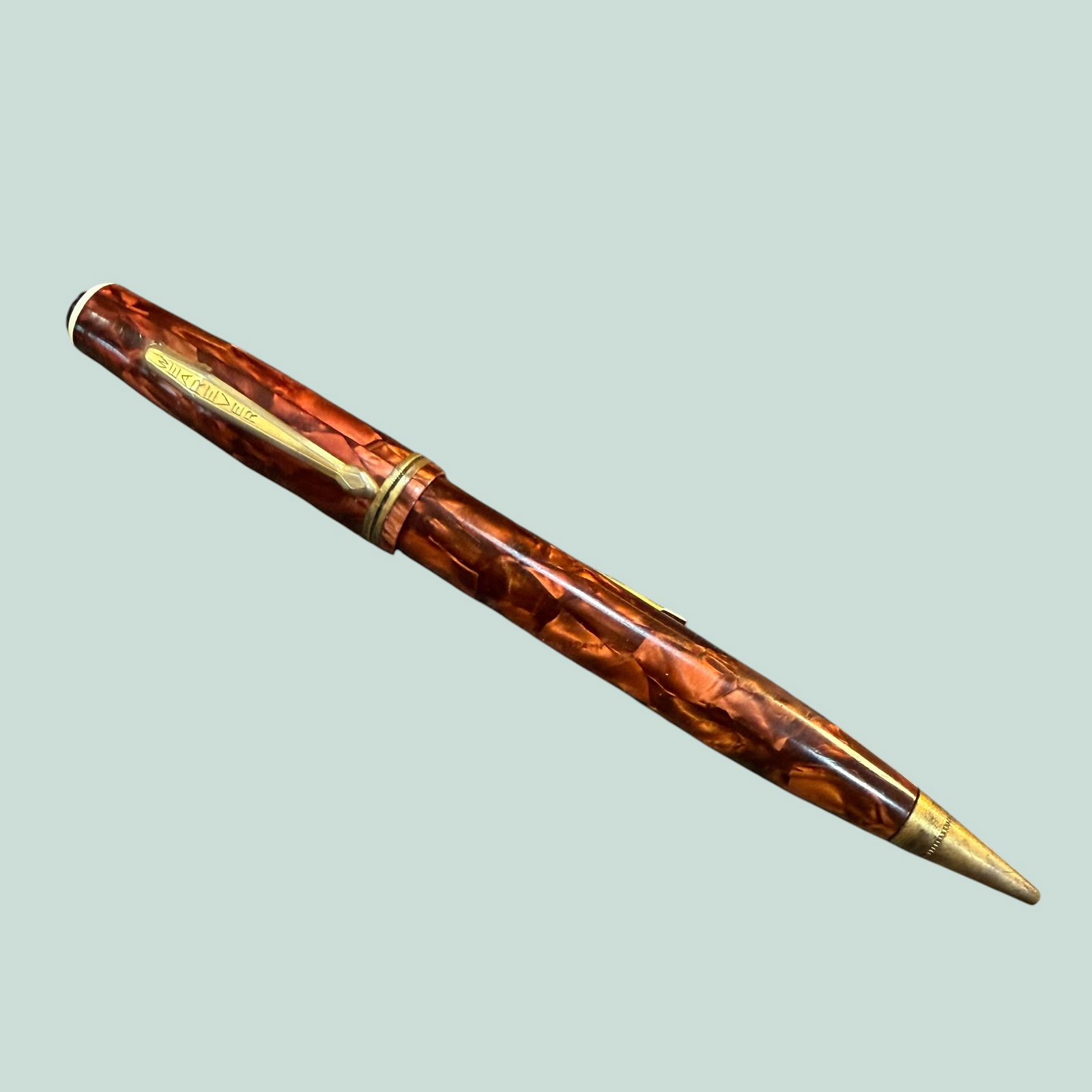 Vintage Wearever Combination Fountain Pen Mechanical Pencil Gold Plated Nib (1 of 10)