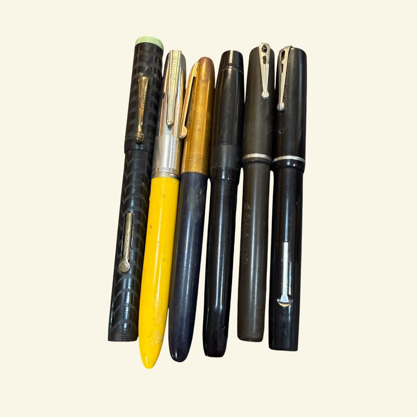 6 Early Fountain Pens Esterbrook x2 USA Wearever Rotary Forall (1 of 13)