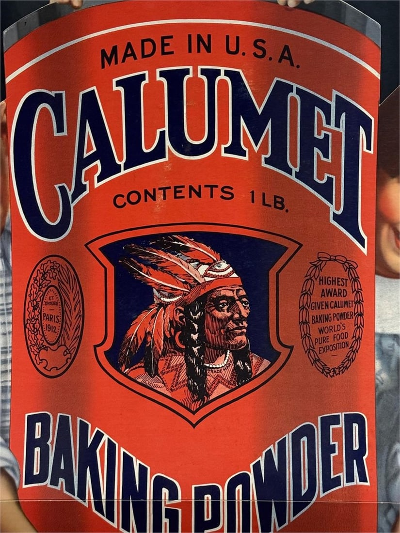Vintage Calumet Baking Powder advertising display - 4