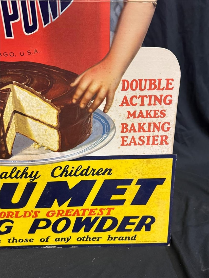 Vintage Calumet Baking Powder advertising display - 7
