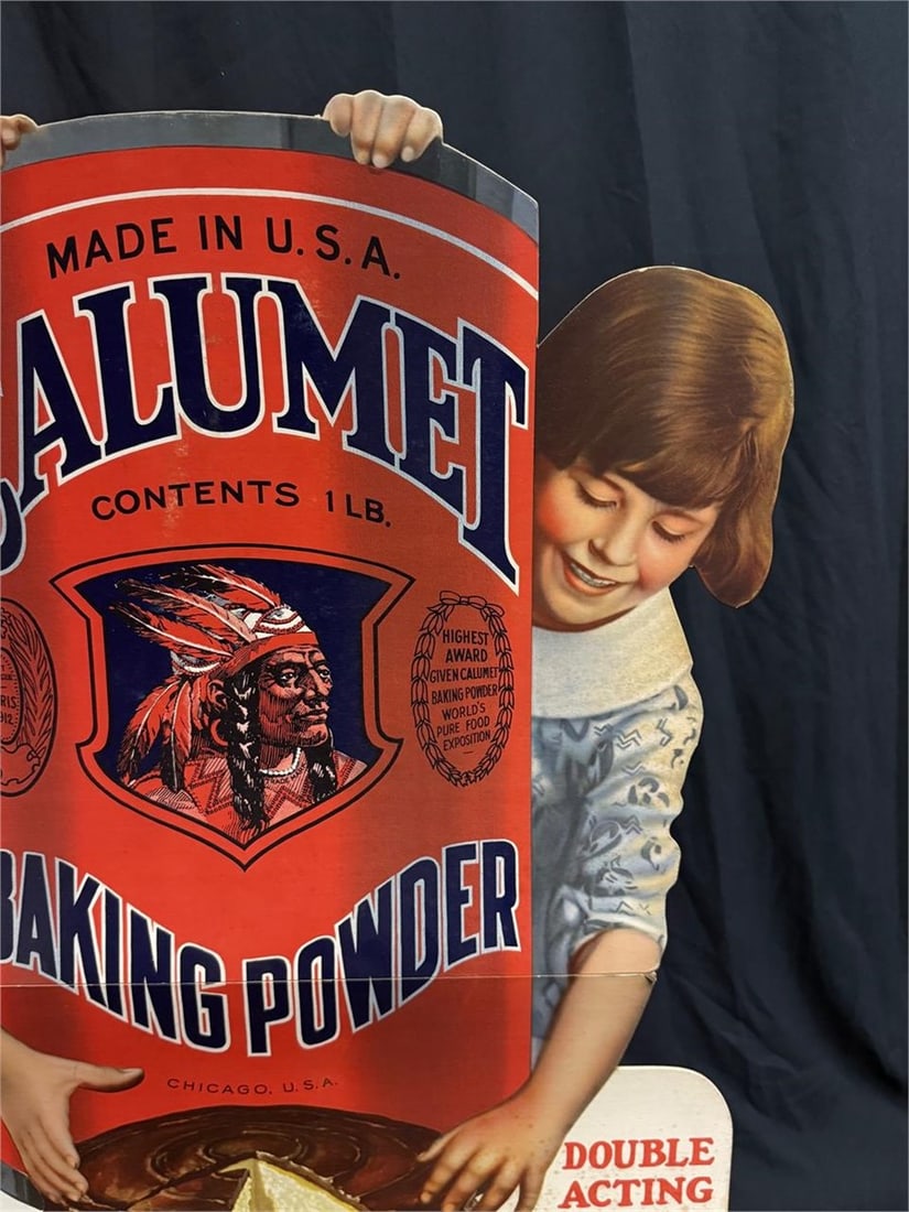 Vintage Calumet Baking Powder advertising display - 8