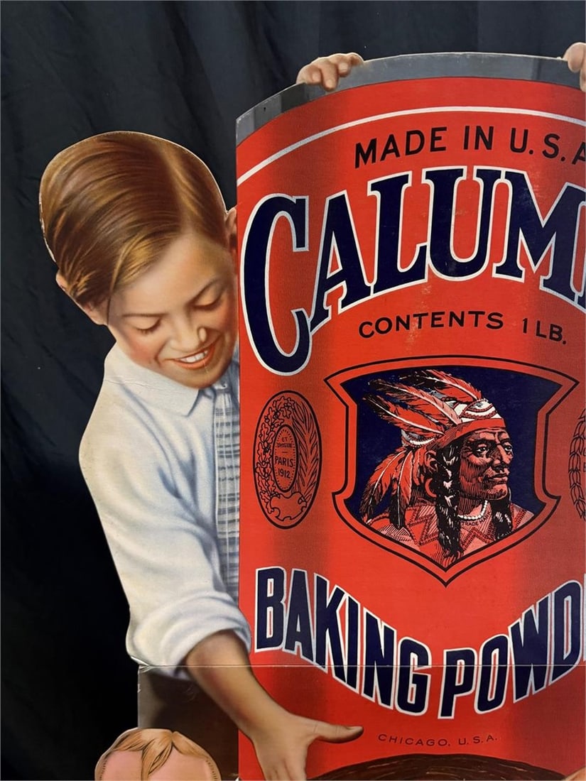 Vintage Calumet Baking Powder advertising display - 9