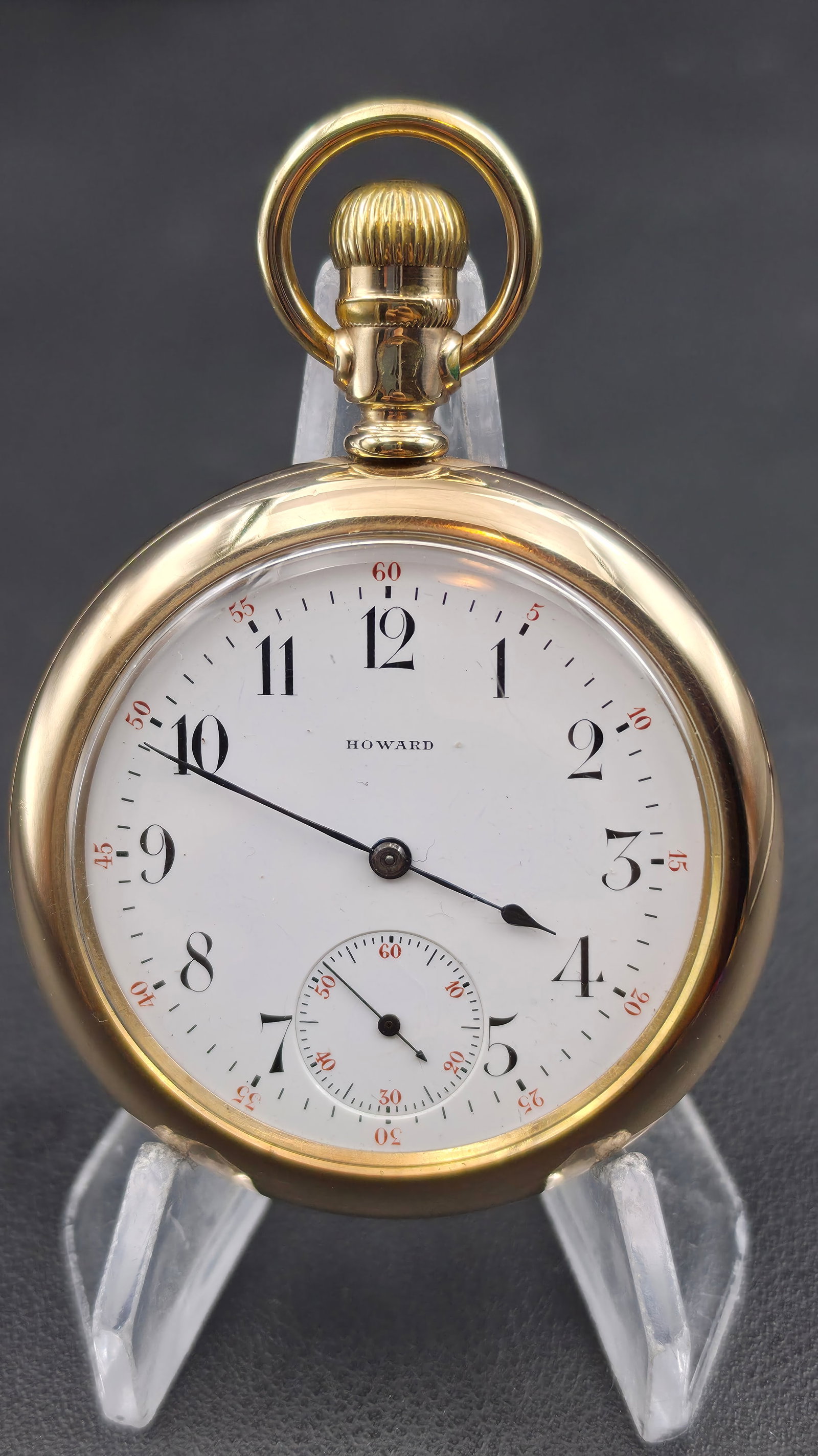 E. Howard Watch Co. Series 10, 16s 21 Jewel Pocket Watch, J. Boss Extra Gold-Filled Case, c1912 (1 of 10)