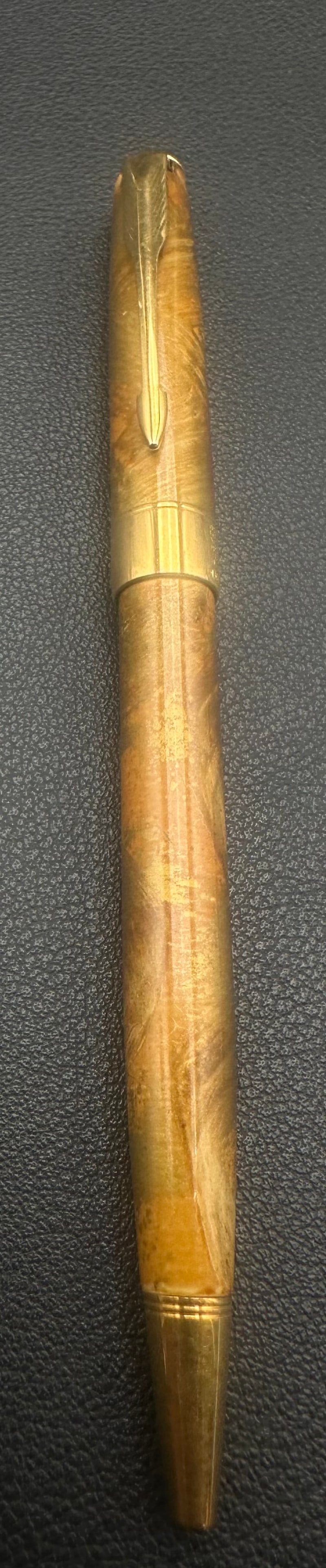 Parker Sonnet Brown Marble Chinese Lacquer Ballpoint Pen France (1 of 9)