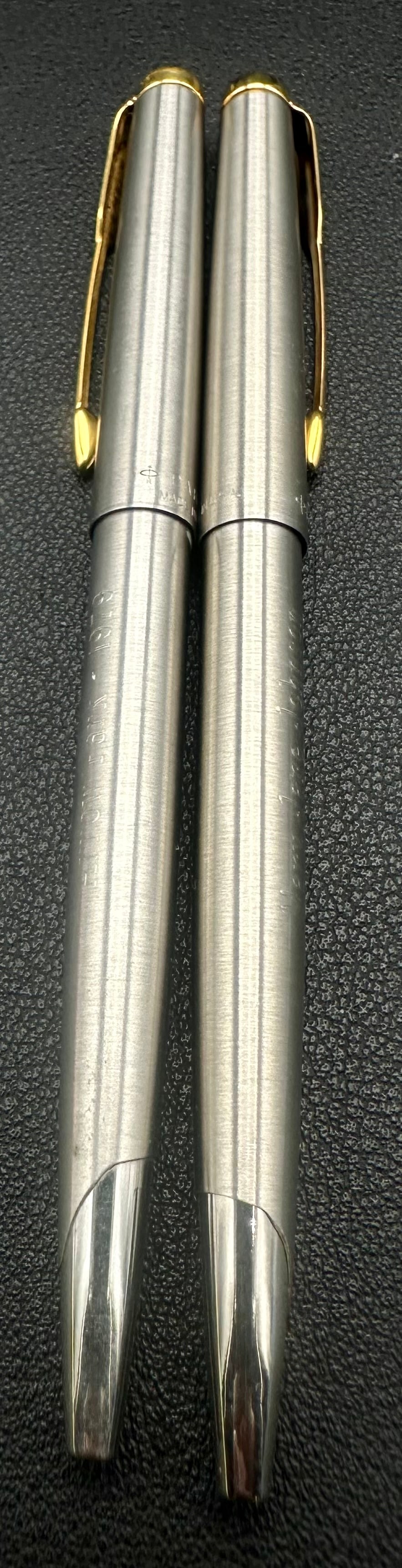 Vintage Parker Jotter Flighter Ballpoint Pens Lot of 2 Engraved 1979 (1 of 8)