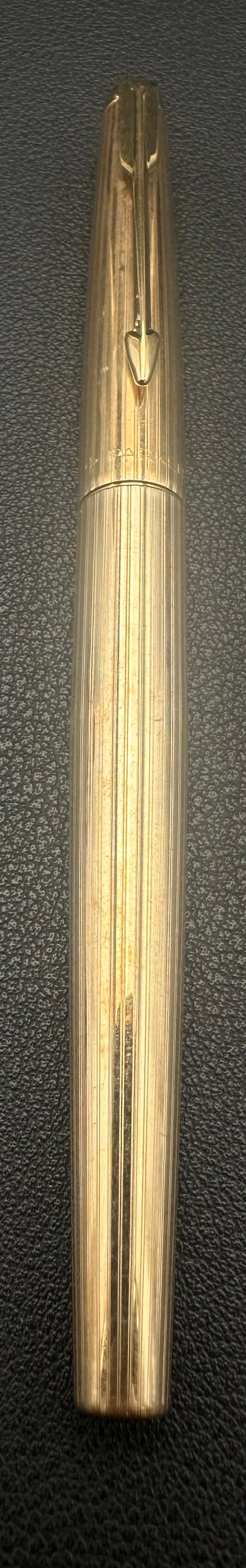 Parker 61 Custom Insignia Gold Filled Cap Fountain Pen (1 of 13)