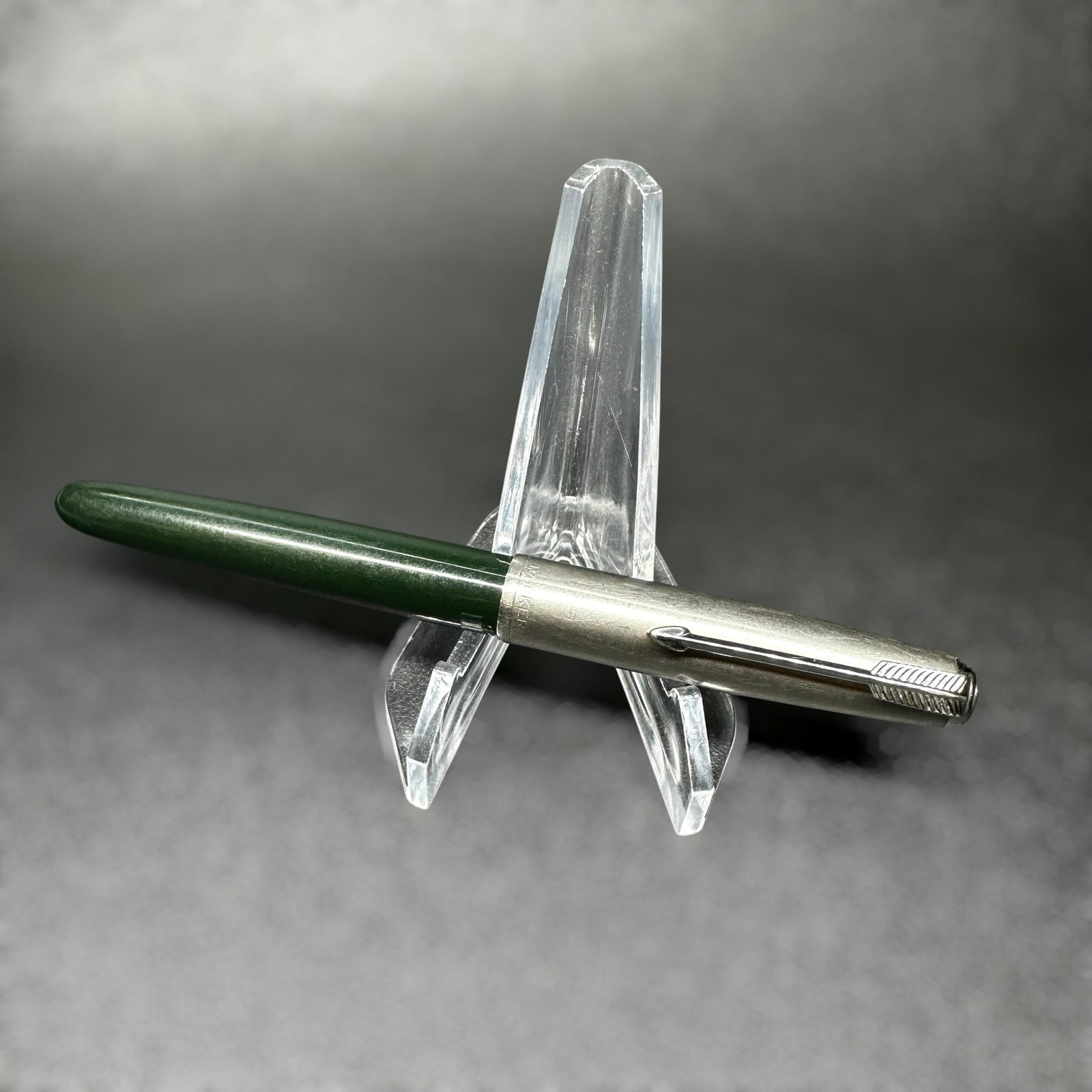 Green Parker 51 Demi Fountain Pen (1 of 7)