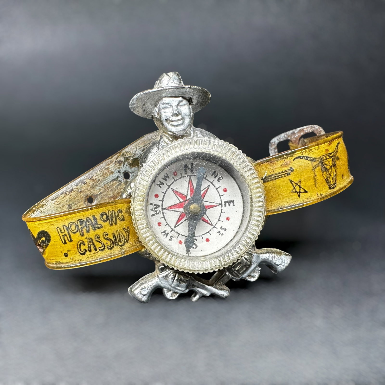 Sz5.5 Hopalong Cassidy Compass Watch Band (1 of 10)