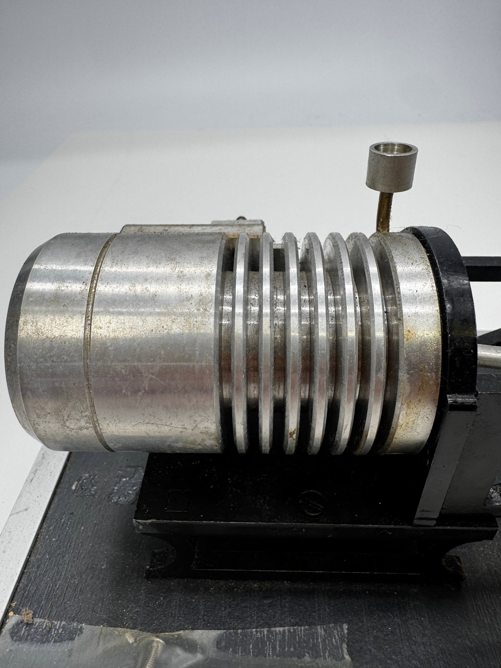 Vintage Stirling Cycle Model Engine on Display Base - 3