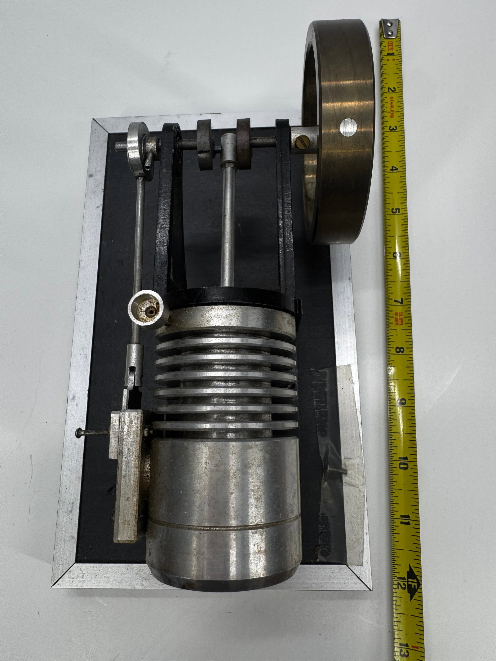 Vintage Stirling Cycle Model Engine on Display Base - 6