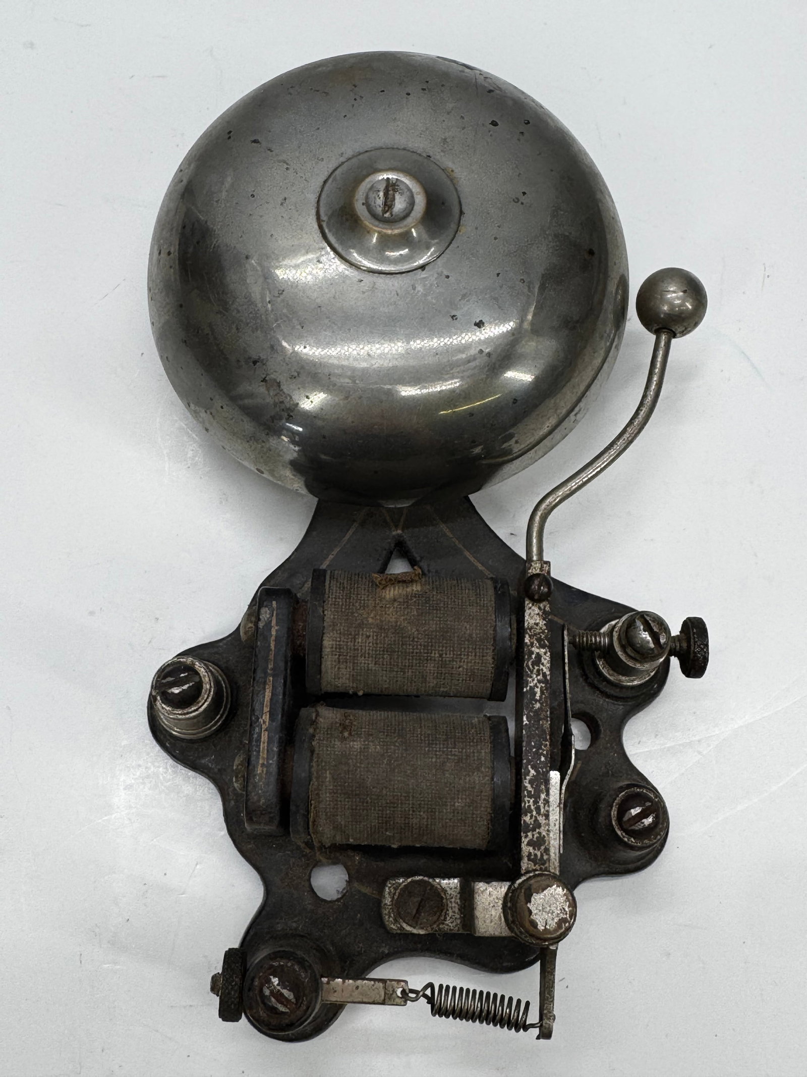 Antique Electric Service Bell Annunciator Cast Iron Telegraph Bell (1 of 6)