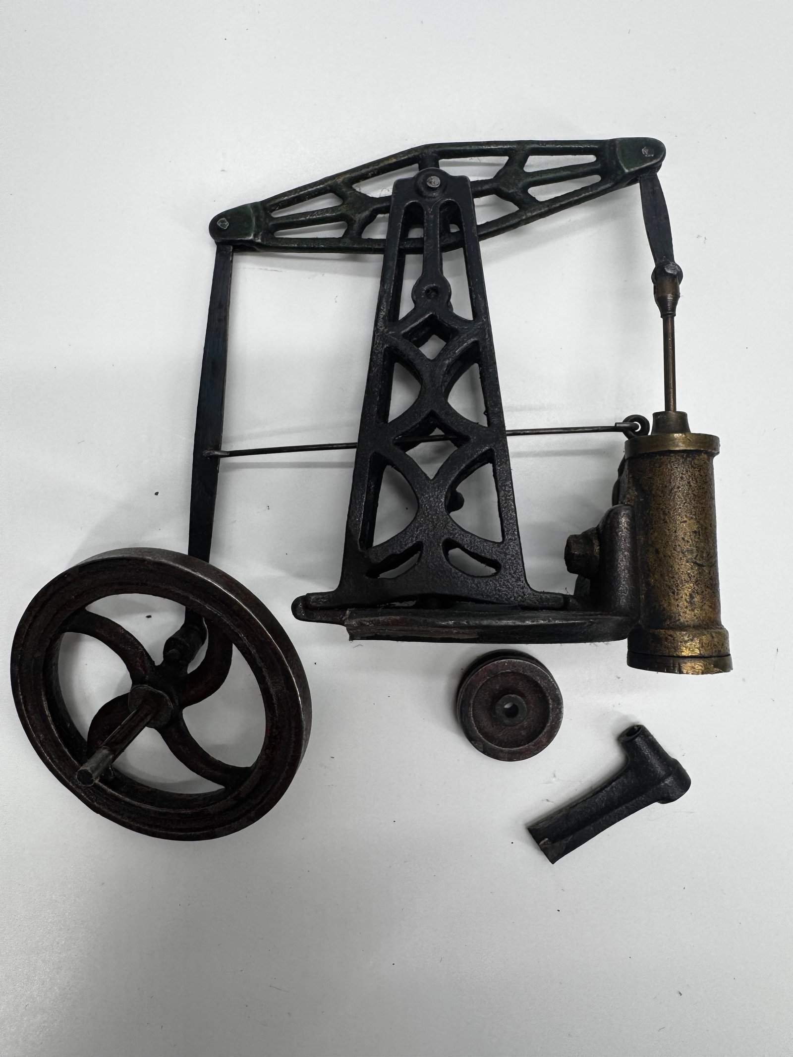 Antique J. & E. Stevens Walking Beam Toy Steam Engine Pat. Aug. 15, 1871 (1 of 9)