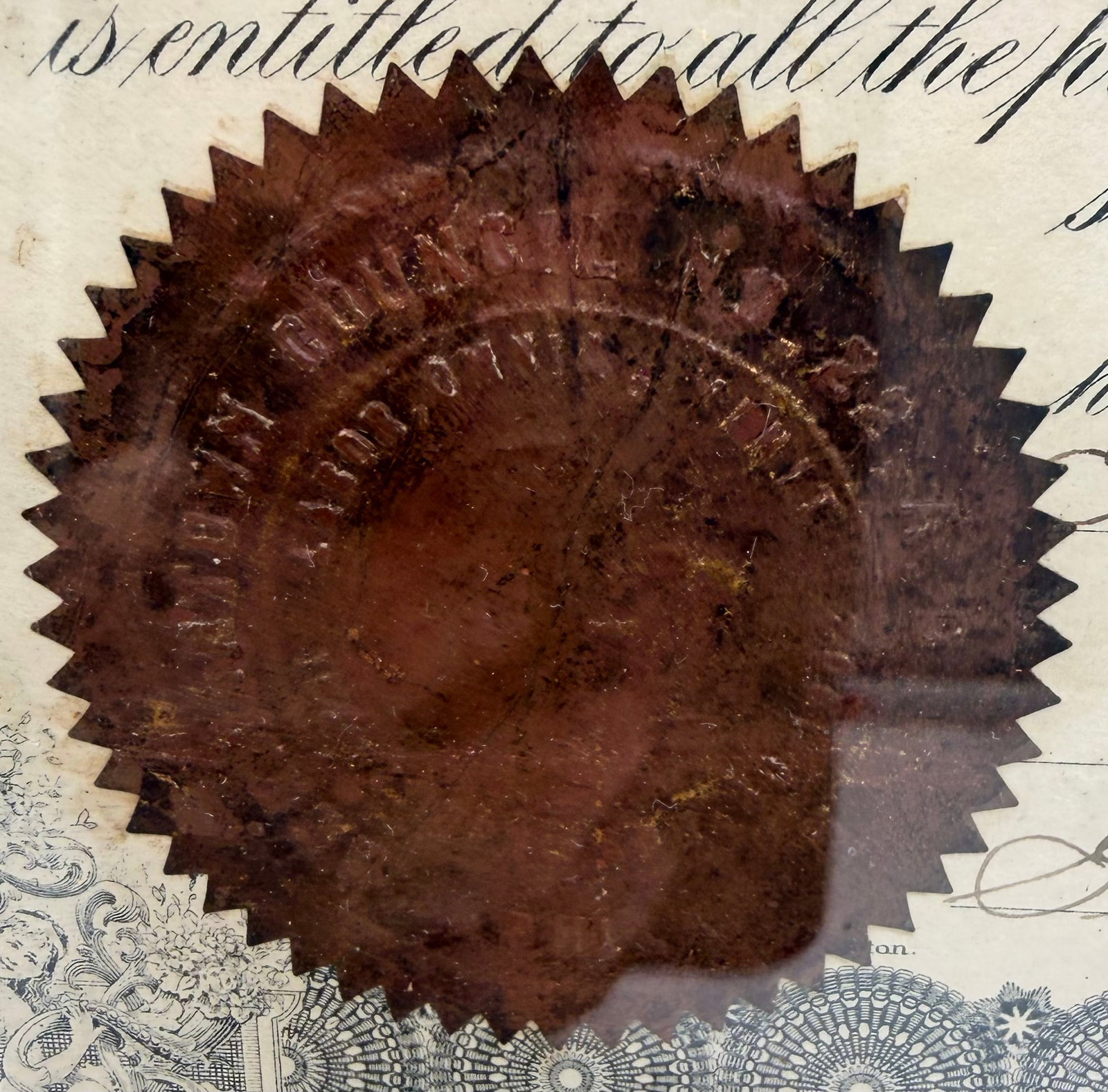 1903 Steam Engineers Membership Certificate - 4
