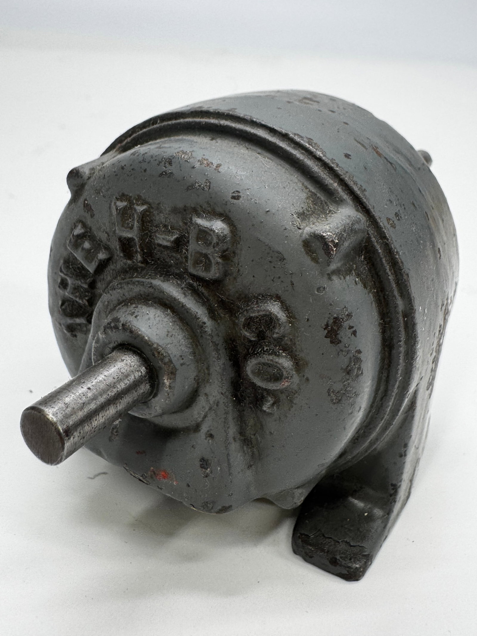 Vintage H-B Co. Cast Iron Electric Motor Paperweight (1 of 6)
