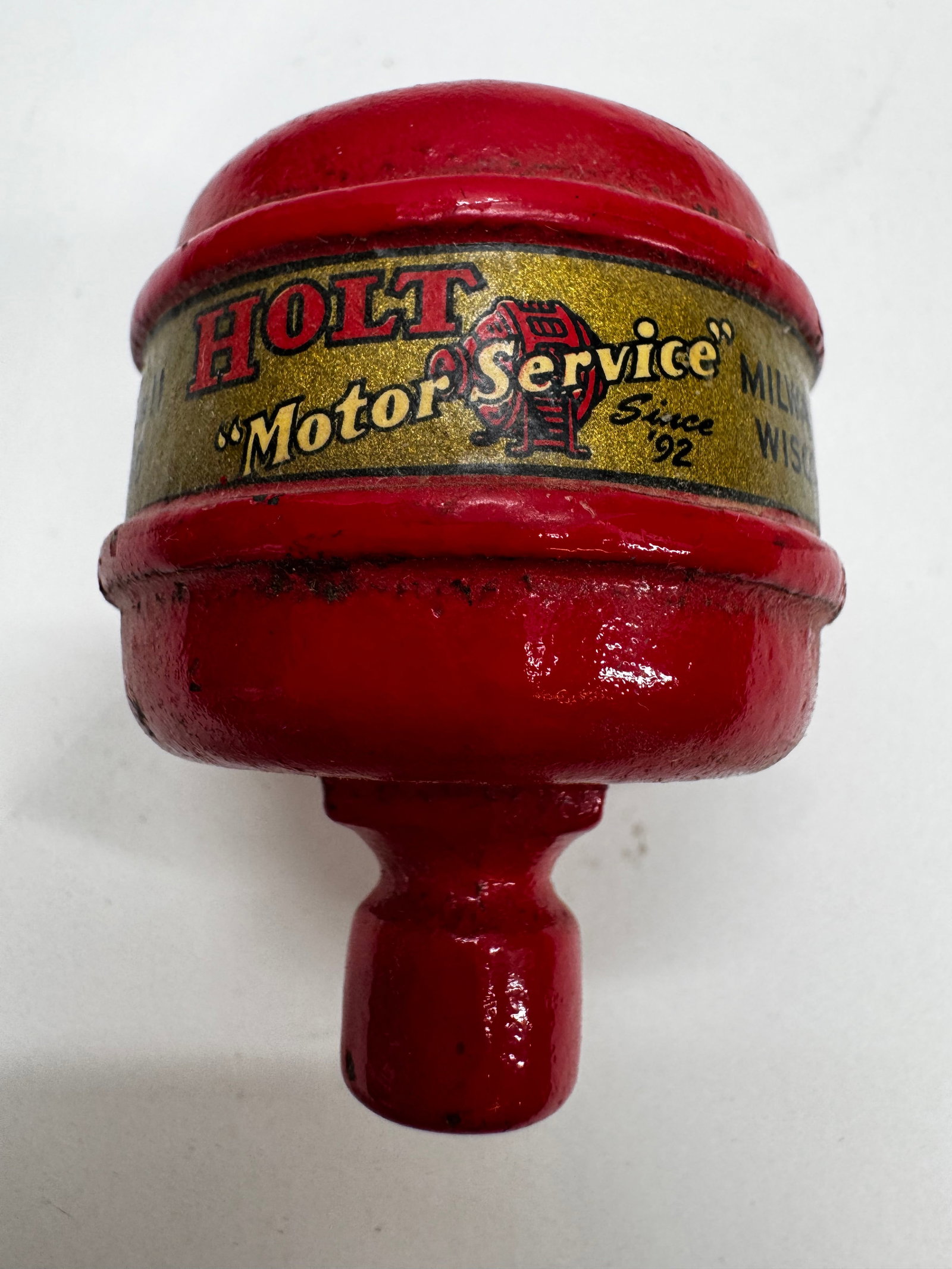 Vintage Holt Motor Service Milwaukee WI Advertising Cast Iron Paperweight (1 of 6)