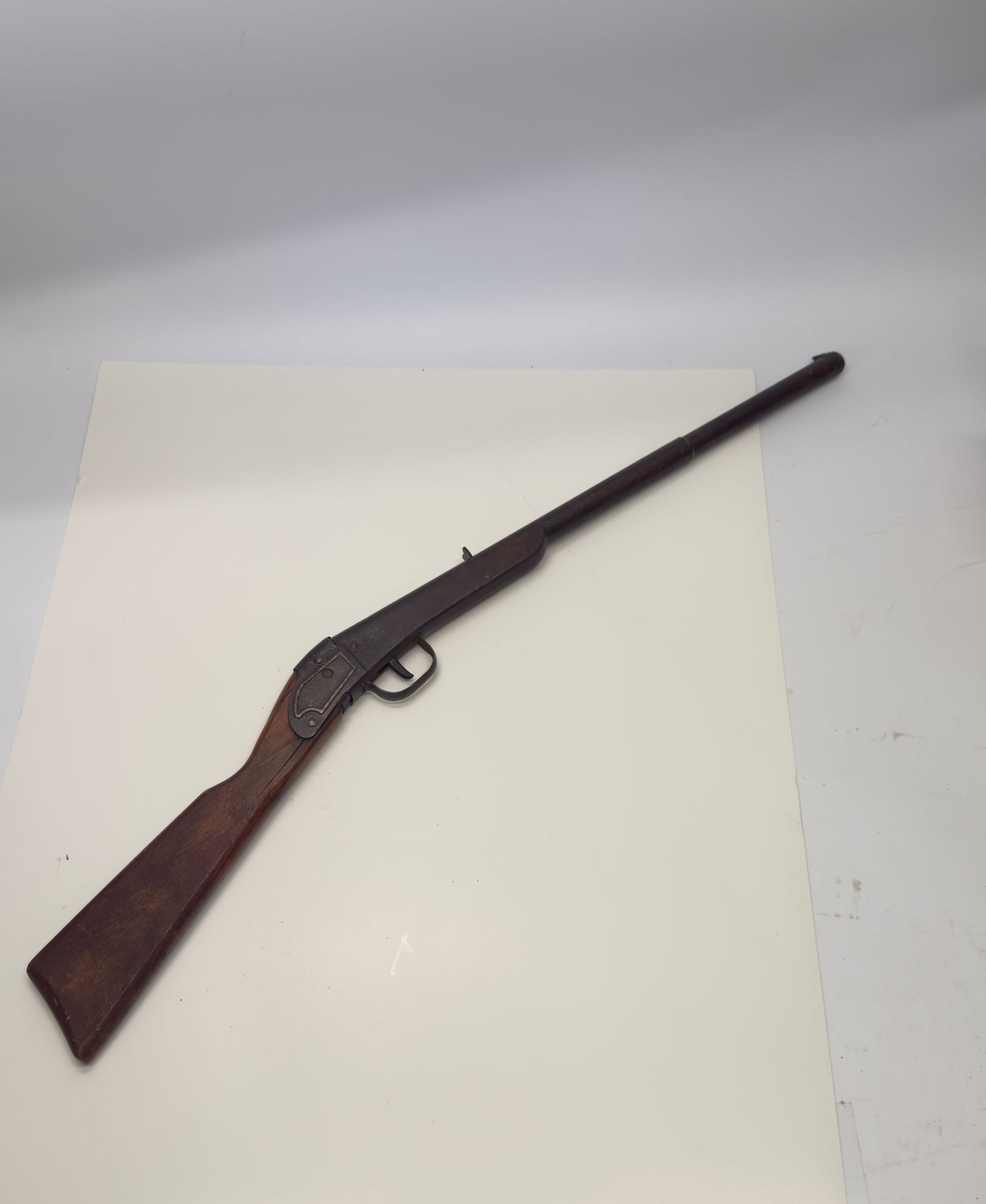 Vintage Break Barrel Air Rifle w/ Wood Stock (1 of 7)