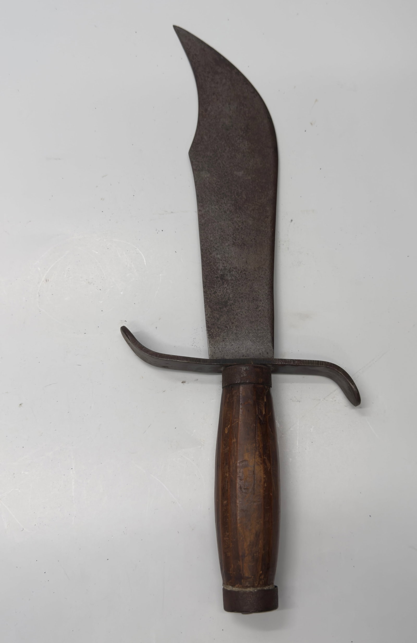 Antique Billhook Brush Axe w/ Wood Handle (1 of 5)