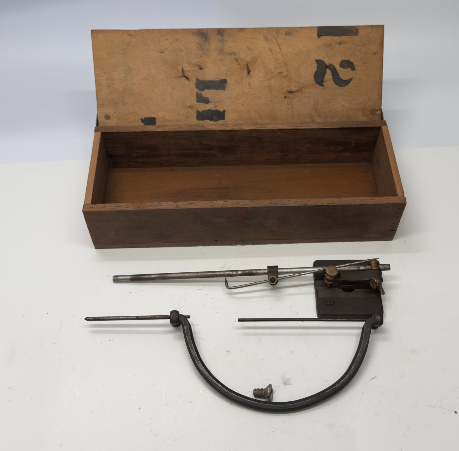 Antique Toolmaker’s Trammel & Beam Compass Set (1 of 5)