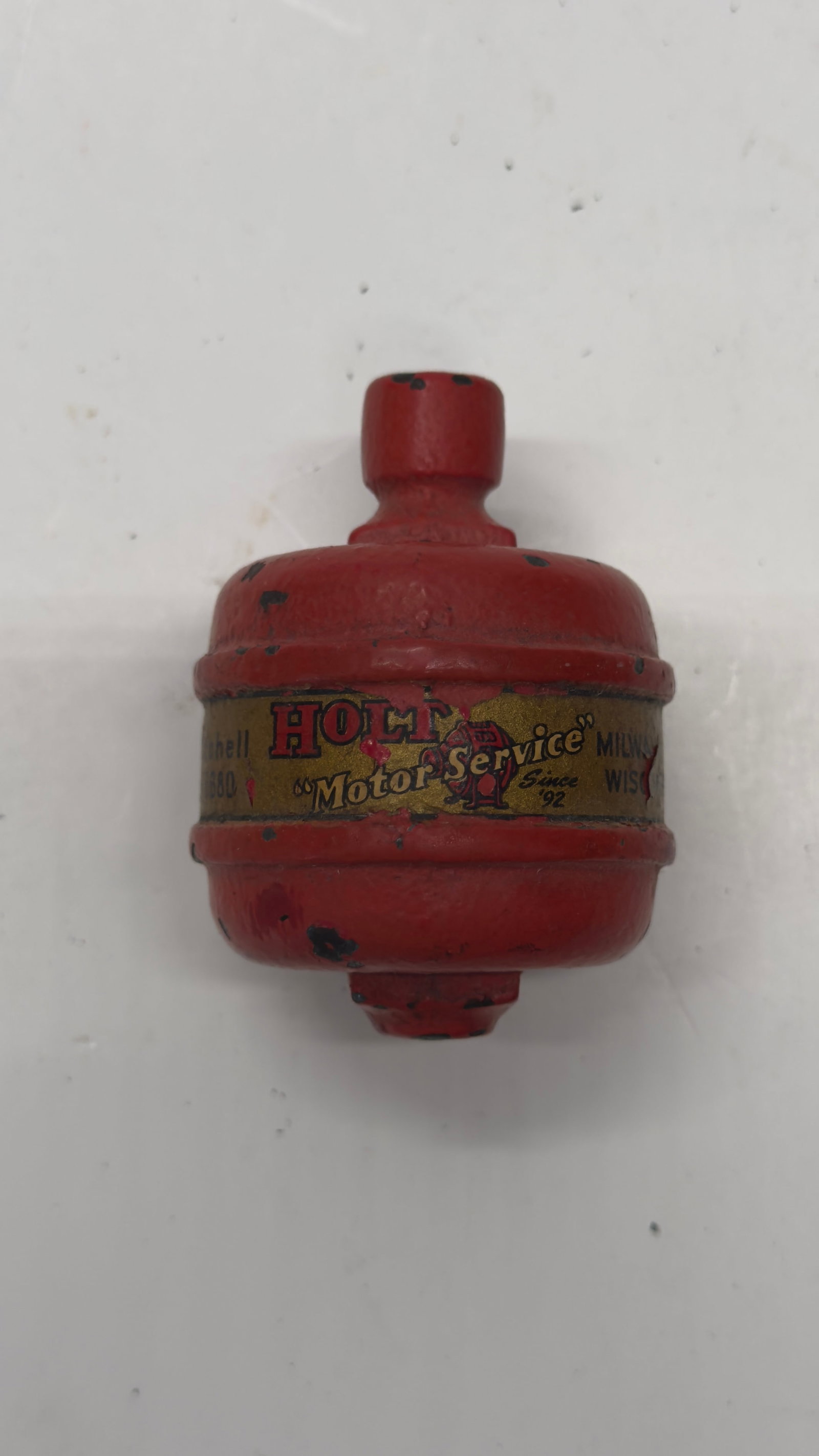 Vintage Holt Motor Service Cast Iron Paperweight (1 of 6)