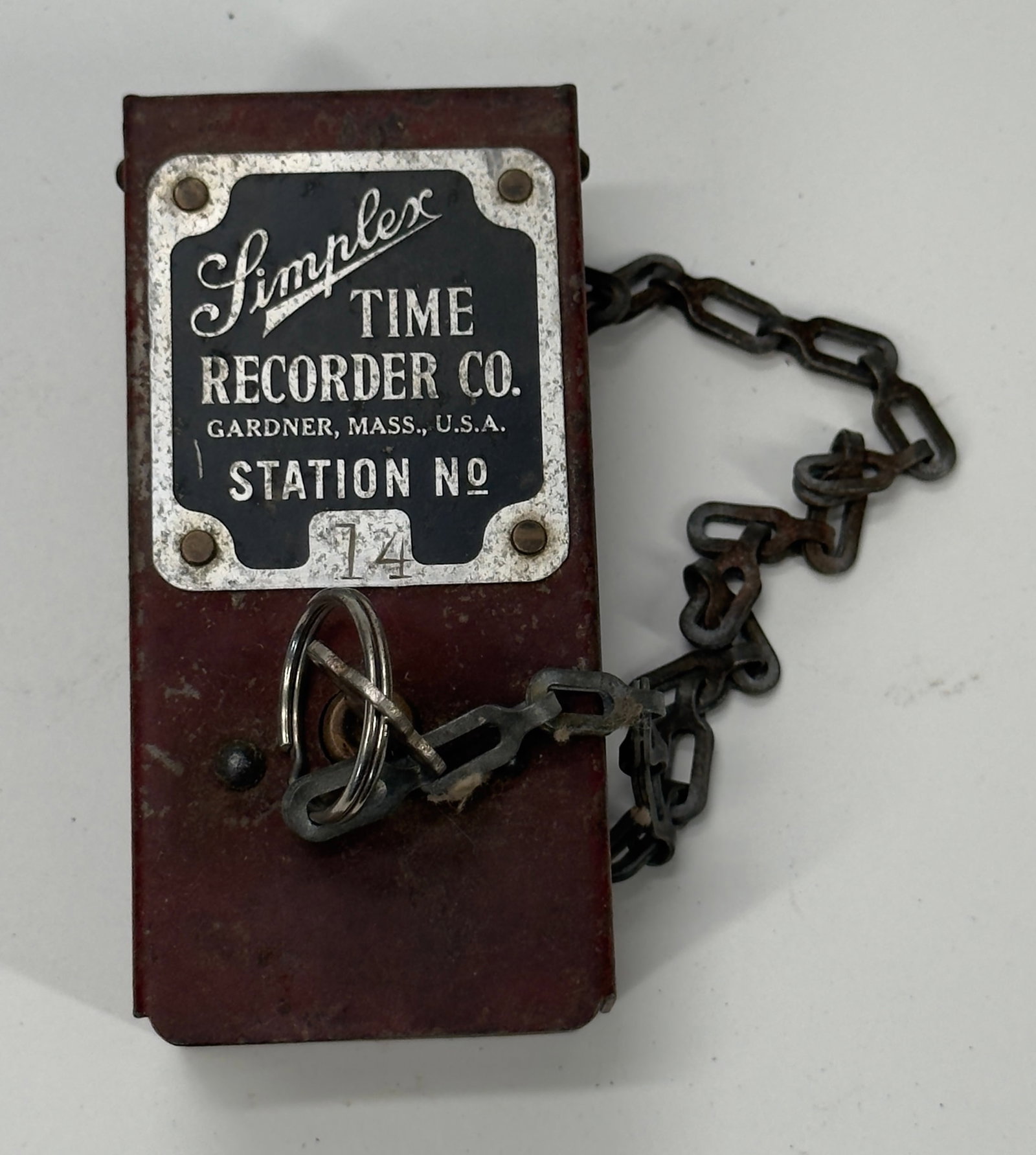 Antique Simplex Time Recorder Watchman’s Clock Station No. 74 (1 of 6)