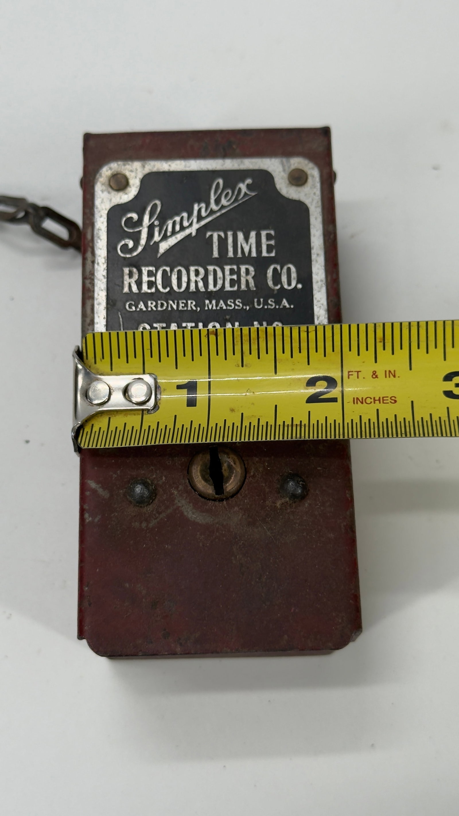 Antique Simplex Time Recorder Watchman’s Clock Station No. 74 - 6