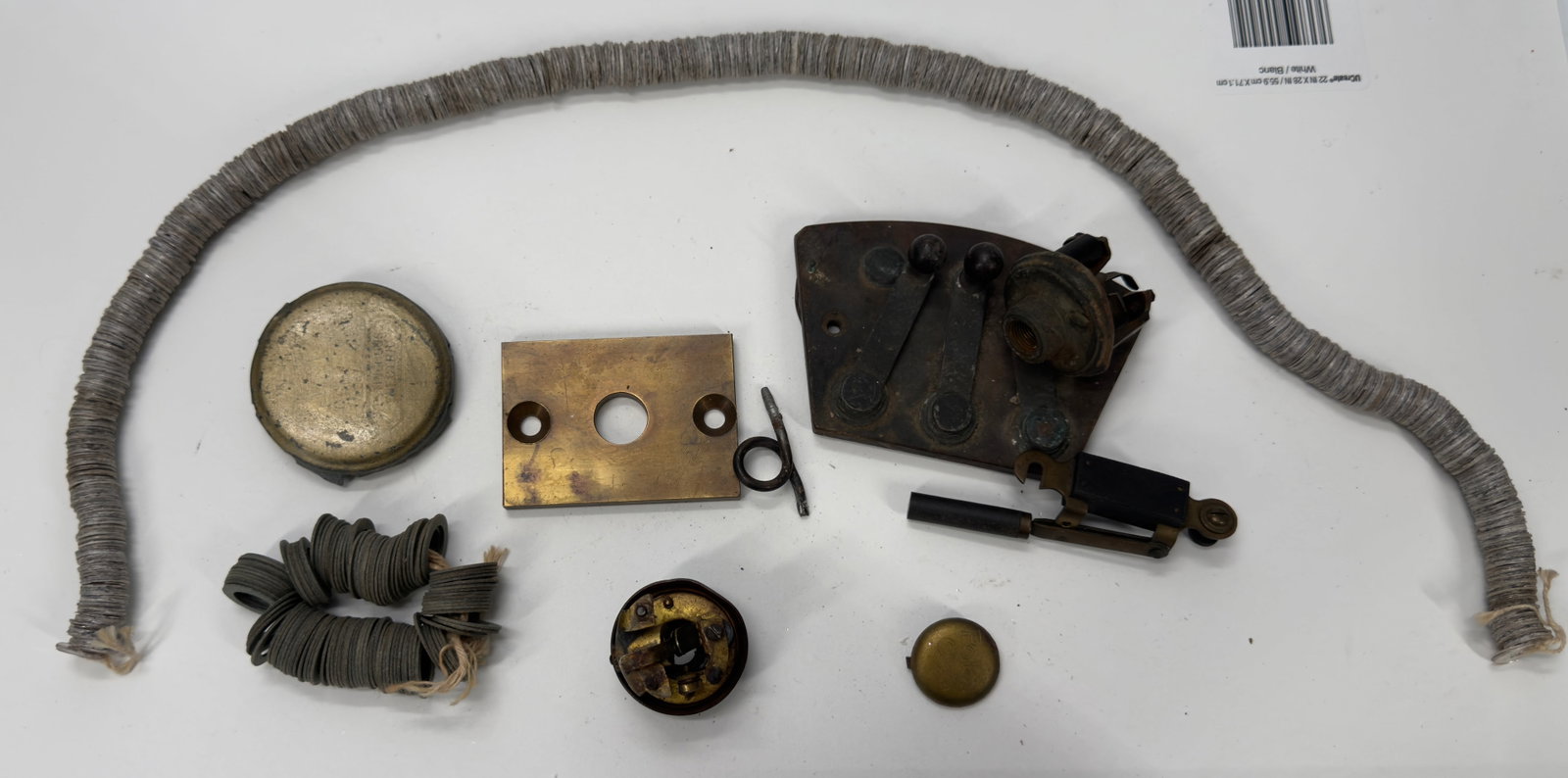 Antique Carbon Arc Lamp Parts & Carbon Rod Lot (1 of 11)