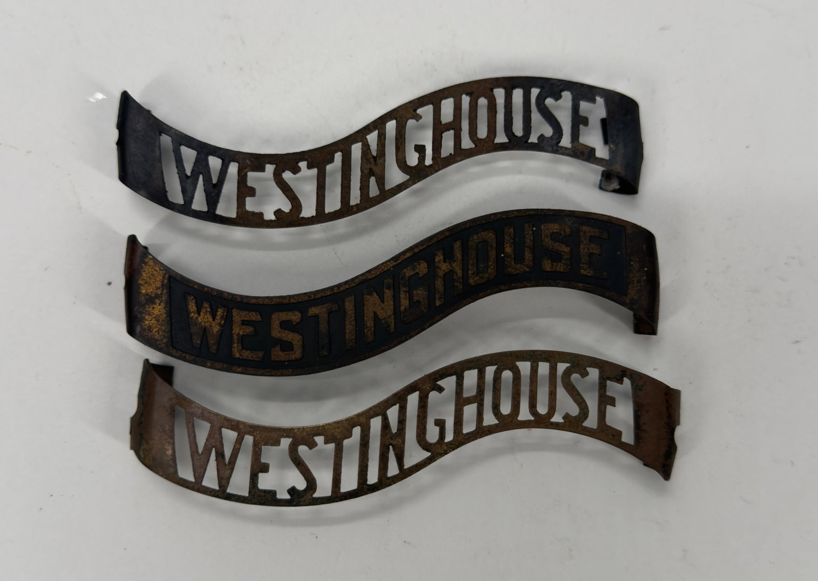 Vintage Westinghouse Fan Nameplates Lot of 3 (1 of 3)