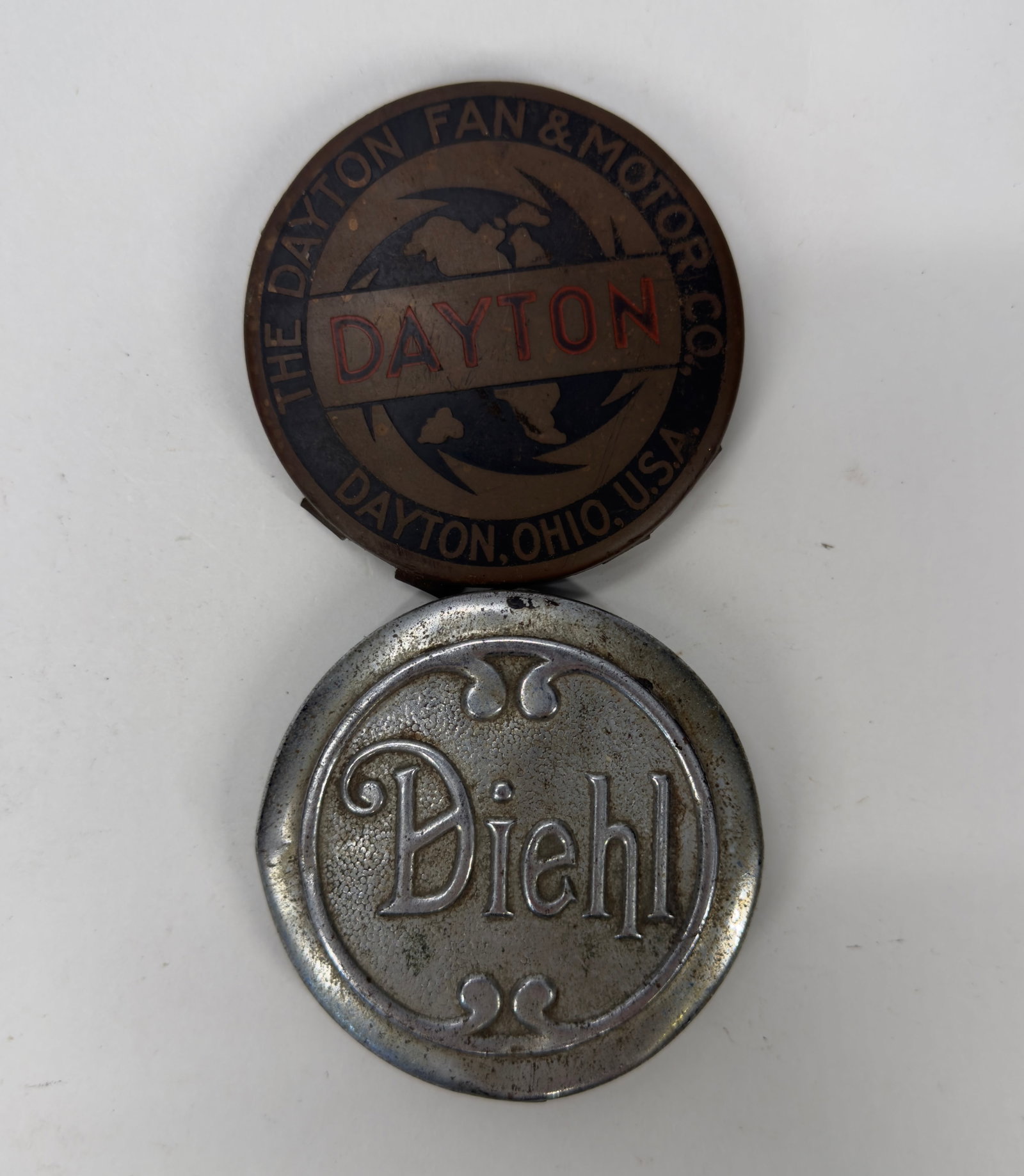 Vintage Dayton & Diehl Fan Badges Lot (1 of 3)