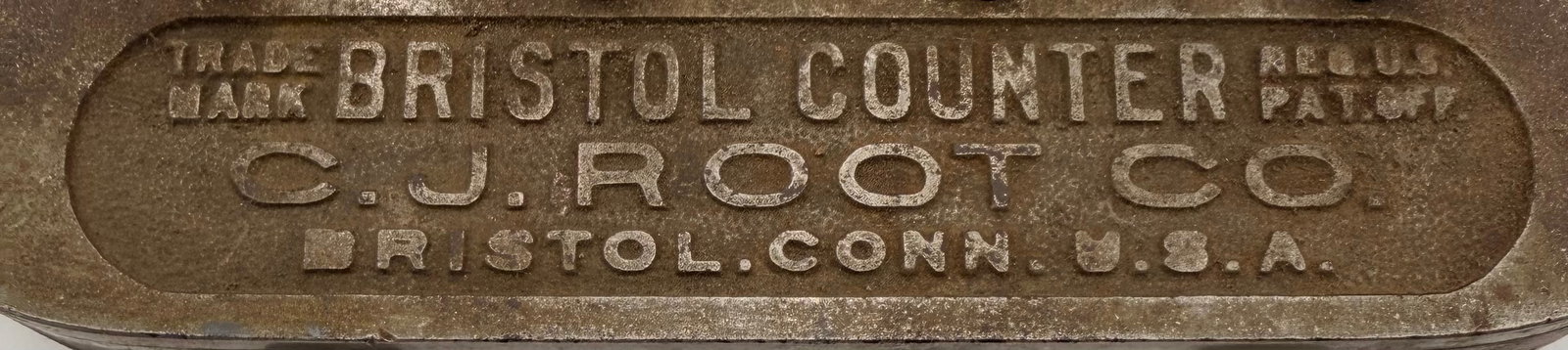 Antique C.J. Root Bristol Counter - 2