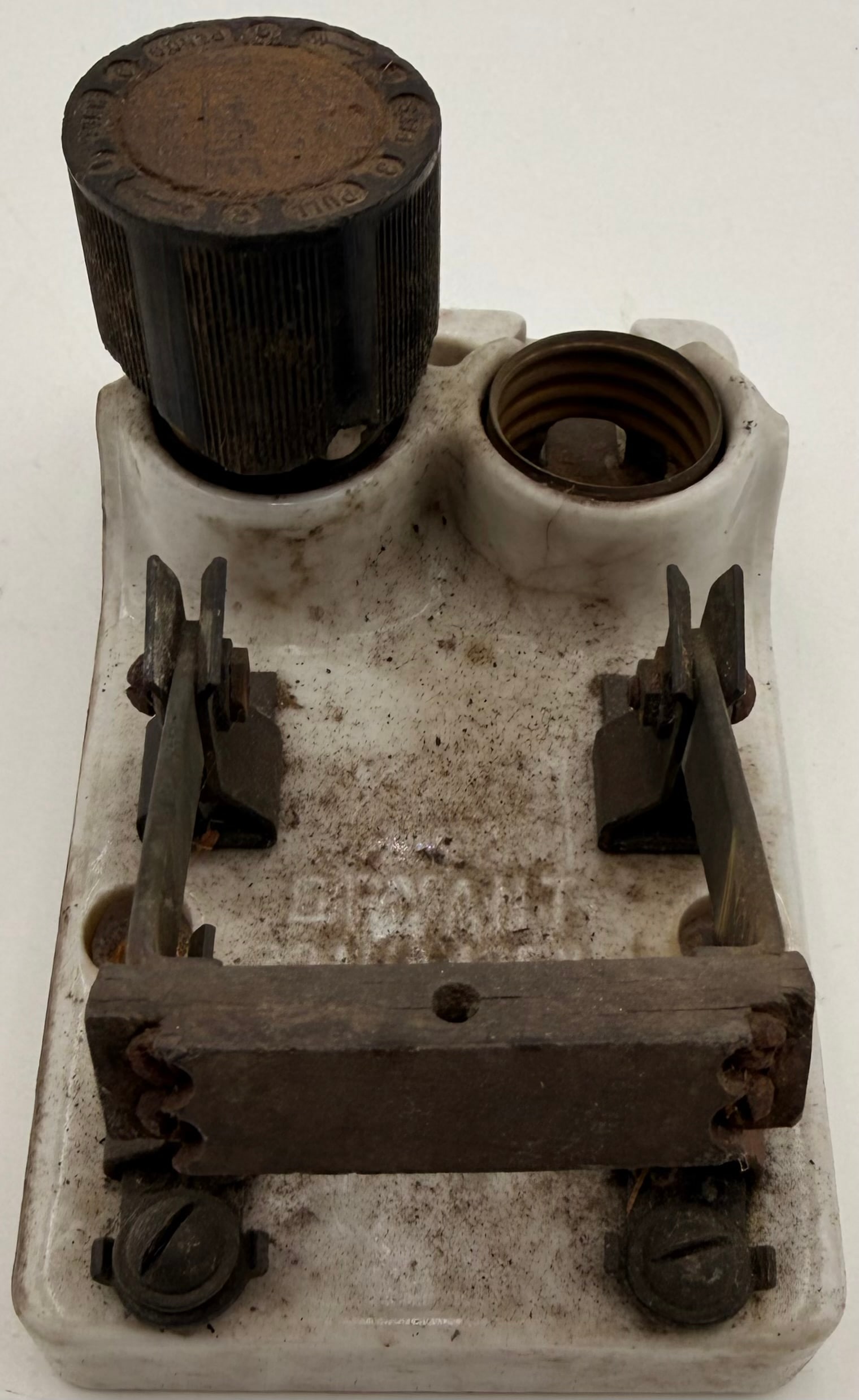 Antique Bryant Porcelain Knife Switch 30A - 2