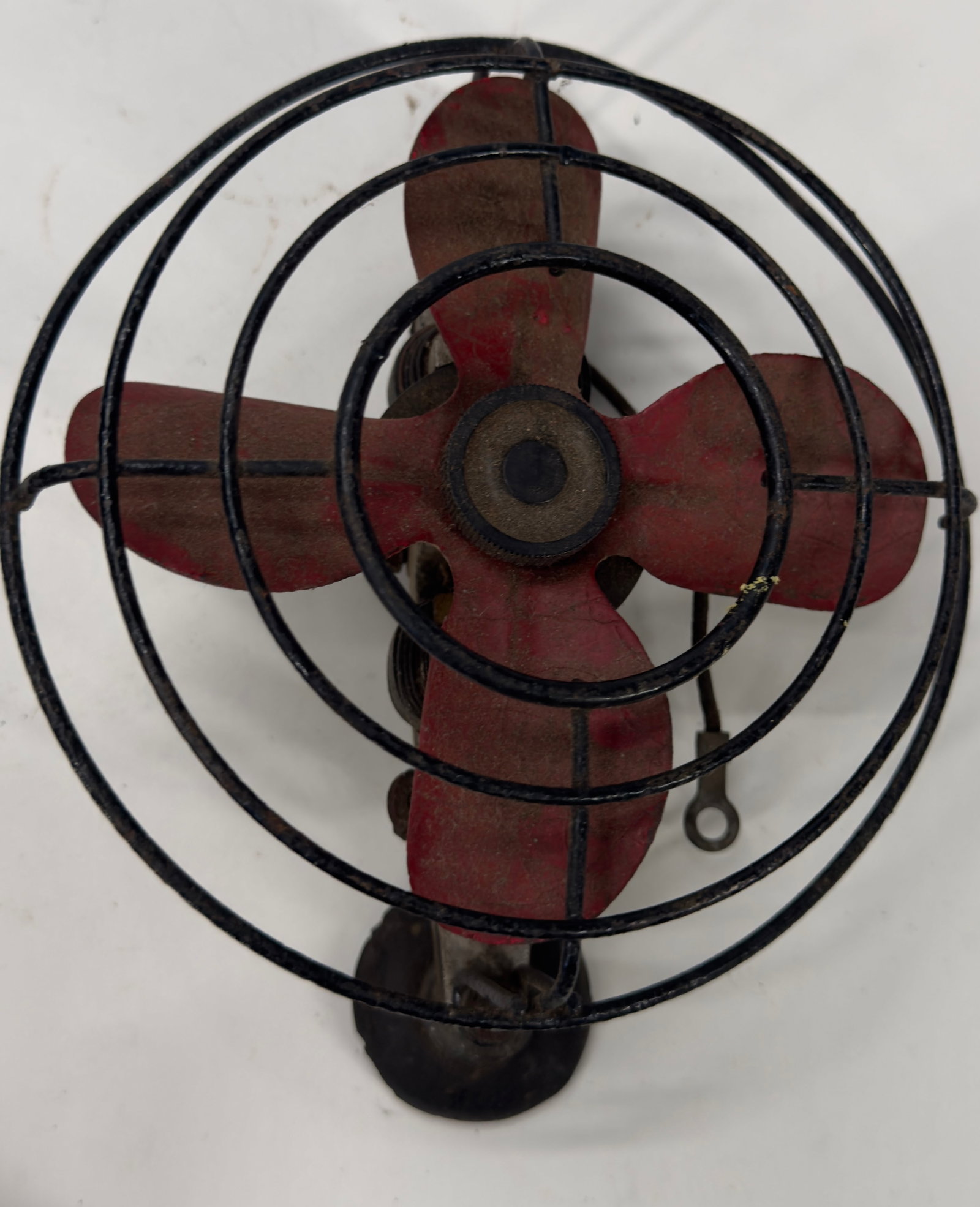 Antique 4-Blade Electric Fan Motor Assembly for Restoration (1 of 6)