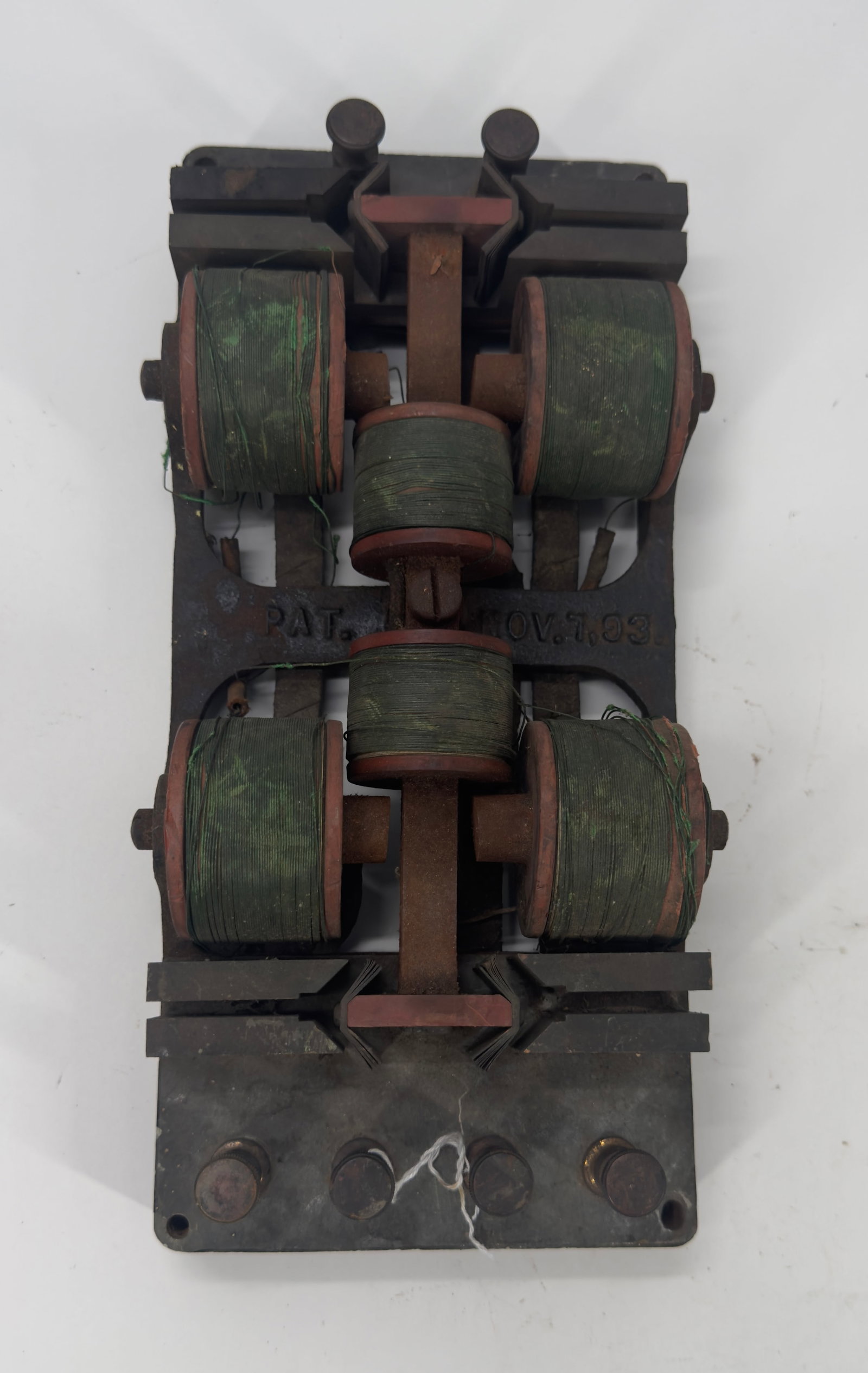 Antique Electromagnetic Knife Switch Assembly c. 1890–1910 - 2