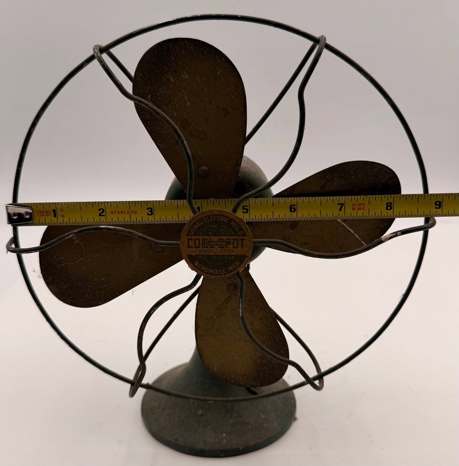 Vintage Signal Electric Cool Spot 9” Fan (1 of 6)