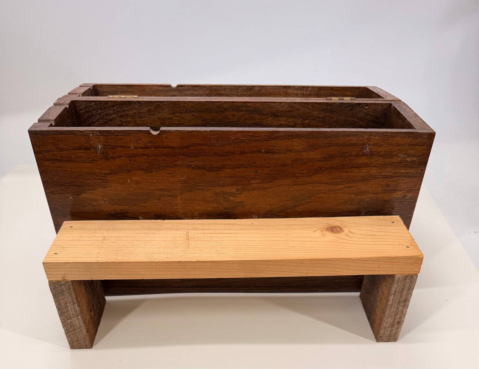 Antique Oak Carpenter’s Tool Chest w/ Lift-Out Trays (1 of 9)