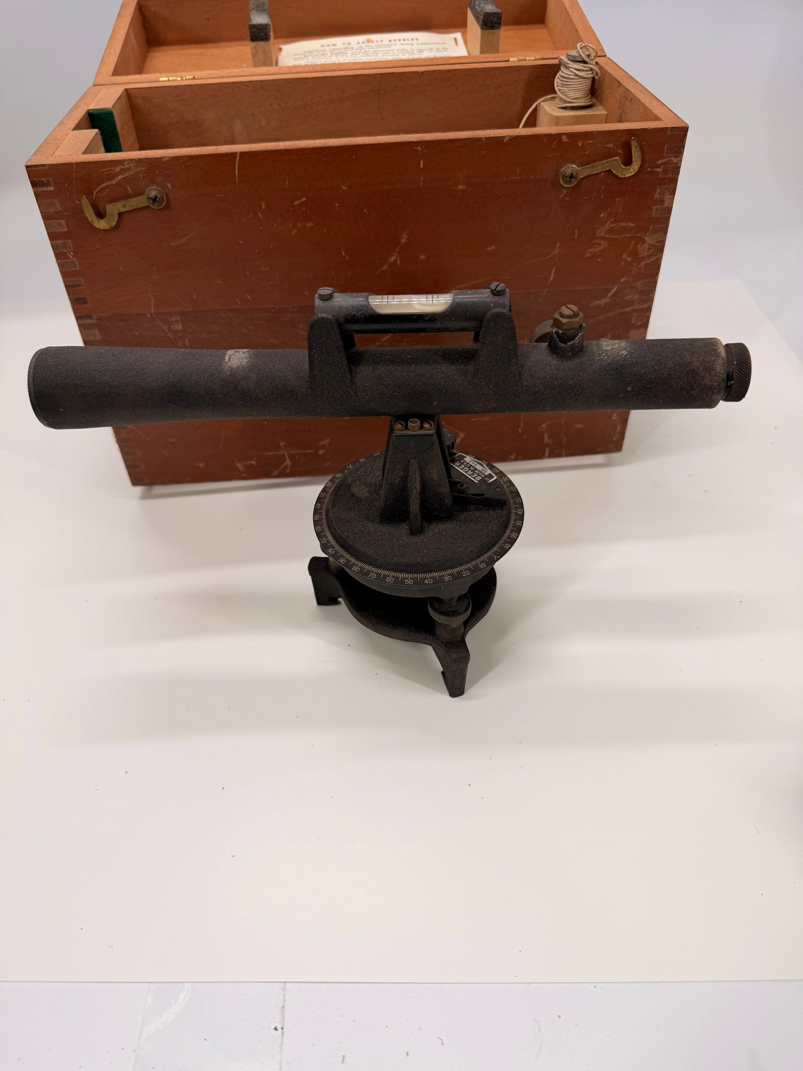 C.L. Berger Surveyor’s Level w/ Wood Case (1 of 10)