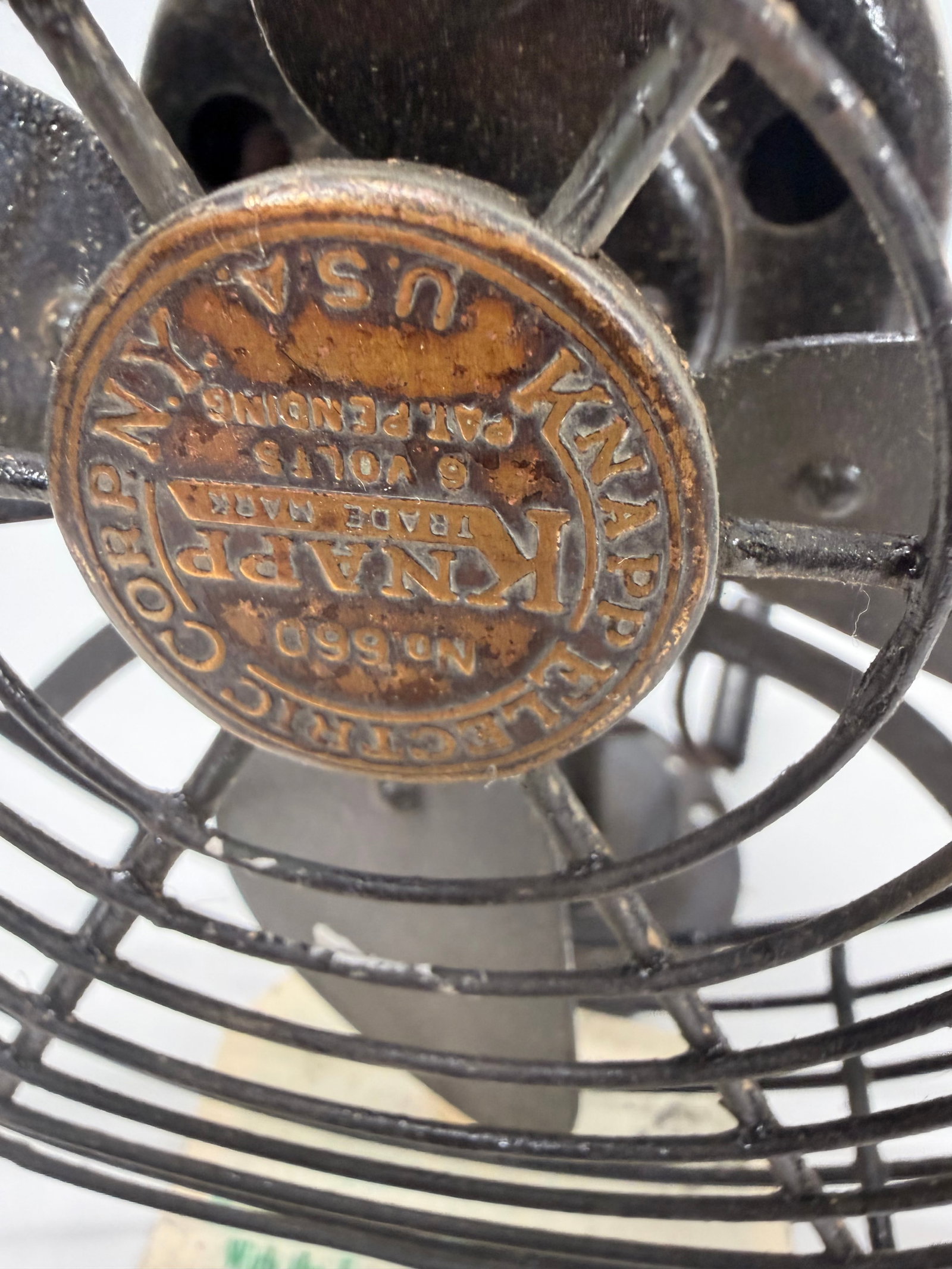 Desk Fan w/ Original Guarantee Card - 3