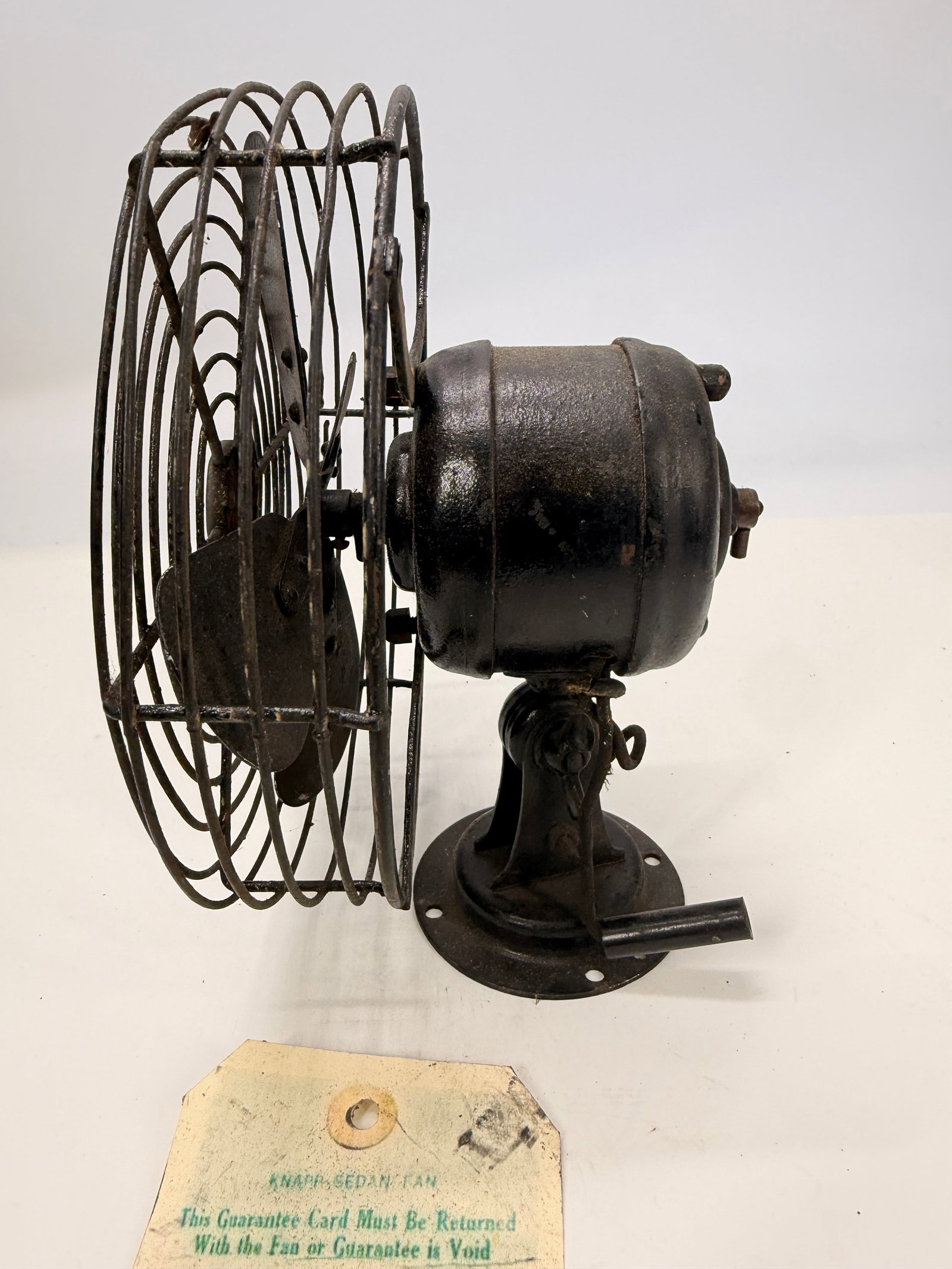 Desk Fan w/ Original Guarantee Card - 5