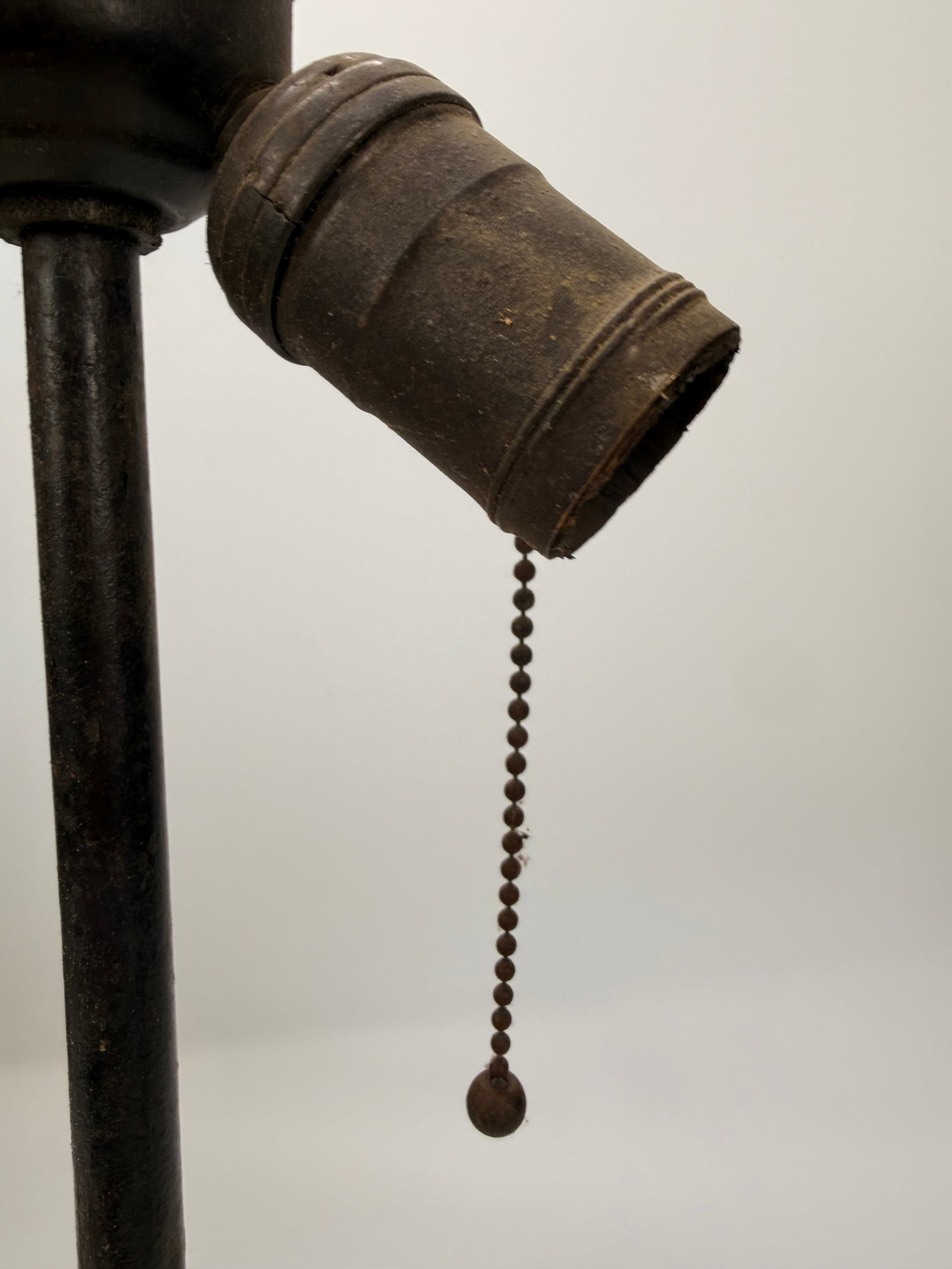 Meyda Tiffany Bronze Lamp Base w/ Dual Pull Chains - 2