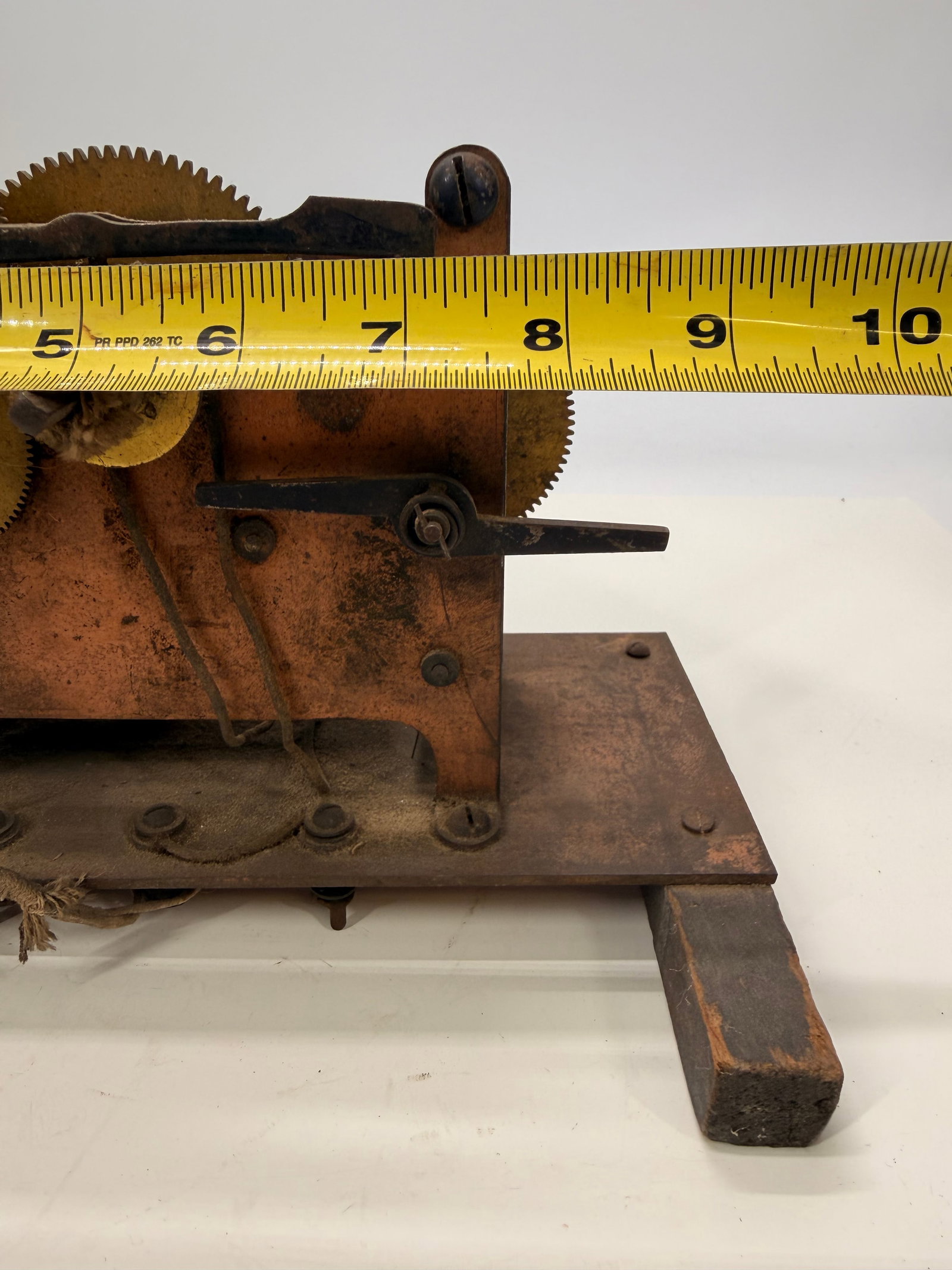 Antique Clockwork Furnace Damper Timer Control c. 1890–1920 - 6
