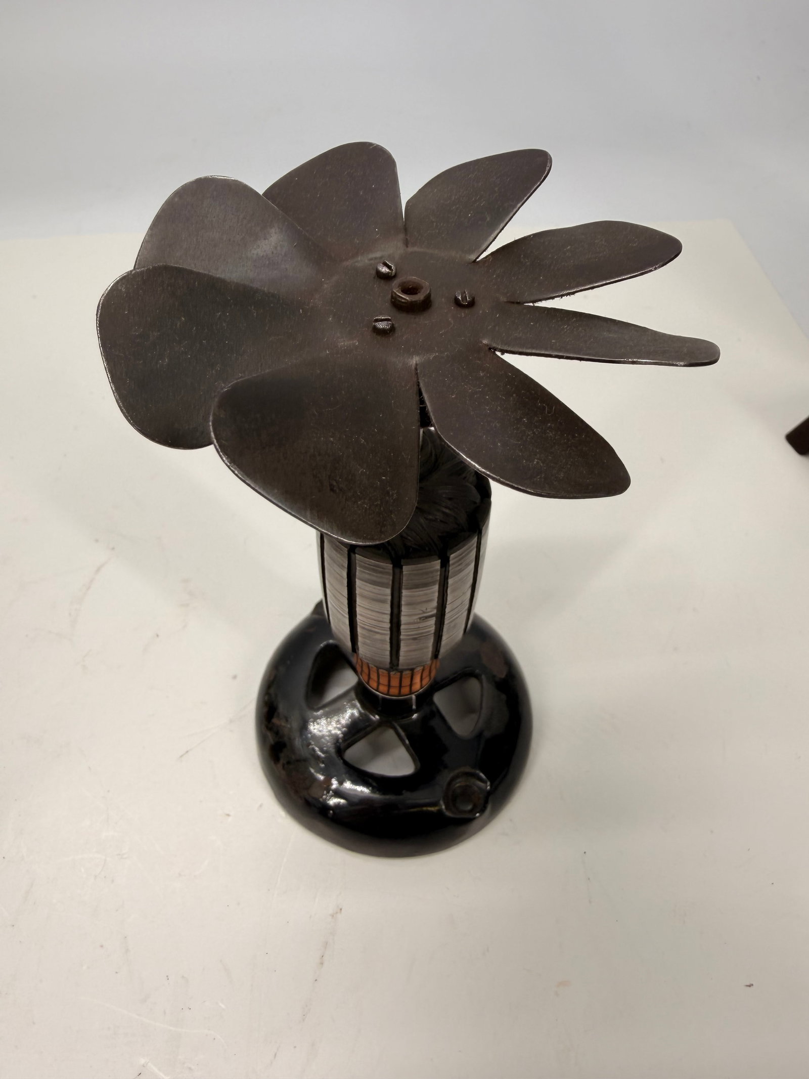 Antique Open Frame Electric Toy Motor w/ Fan c.1905–1925 (1 of 6)