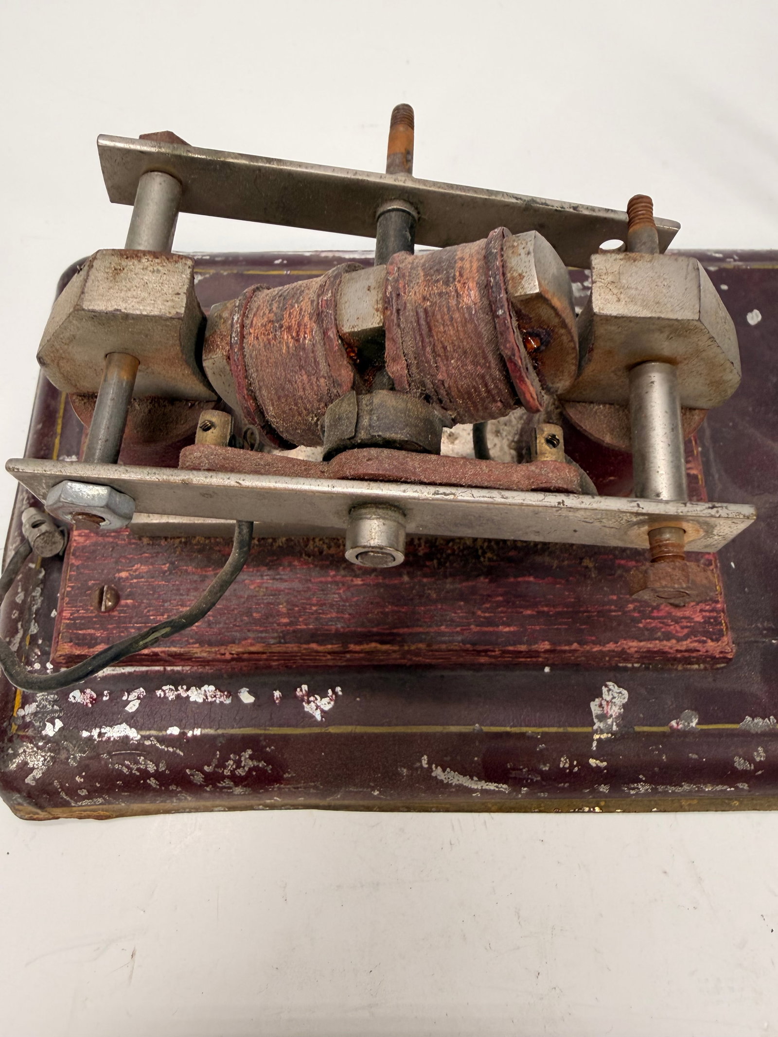 Antique Electrical Laboratory Induction Coil Demonstration Apparatus - 3