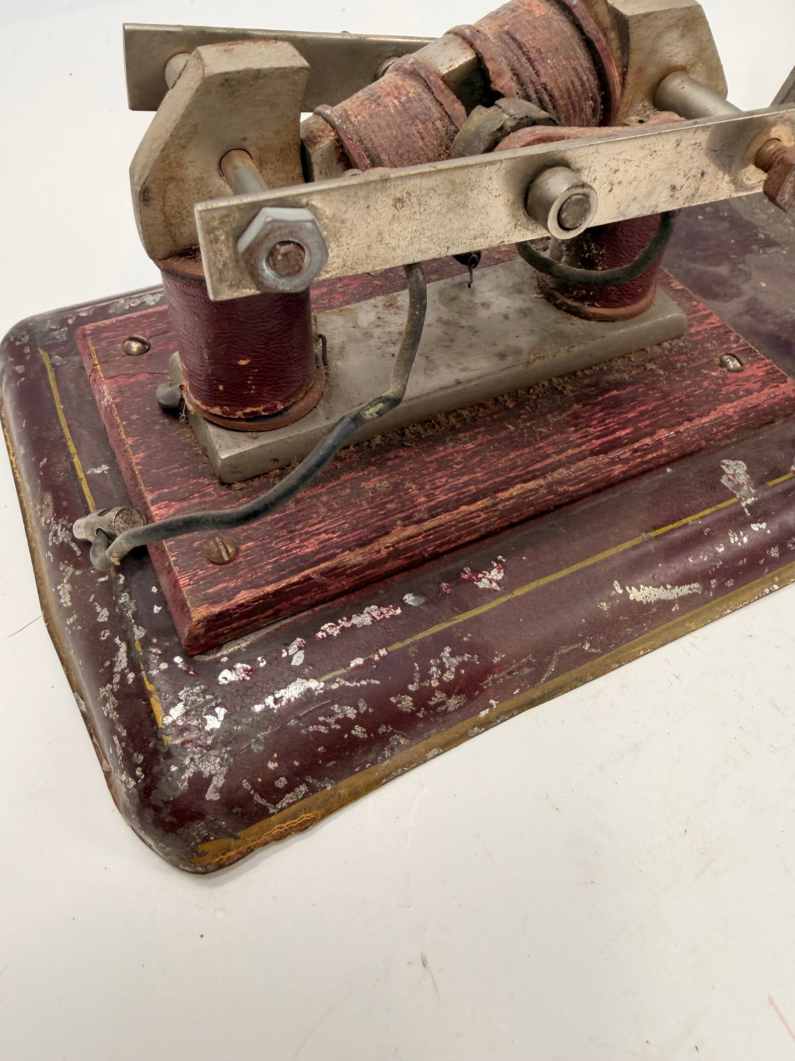Antique Electrical Laboratory Induction Coil Demonstration Apparatus - 4