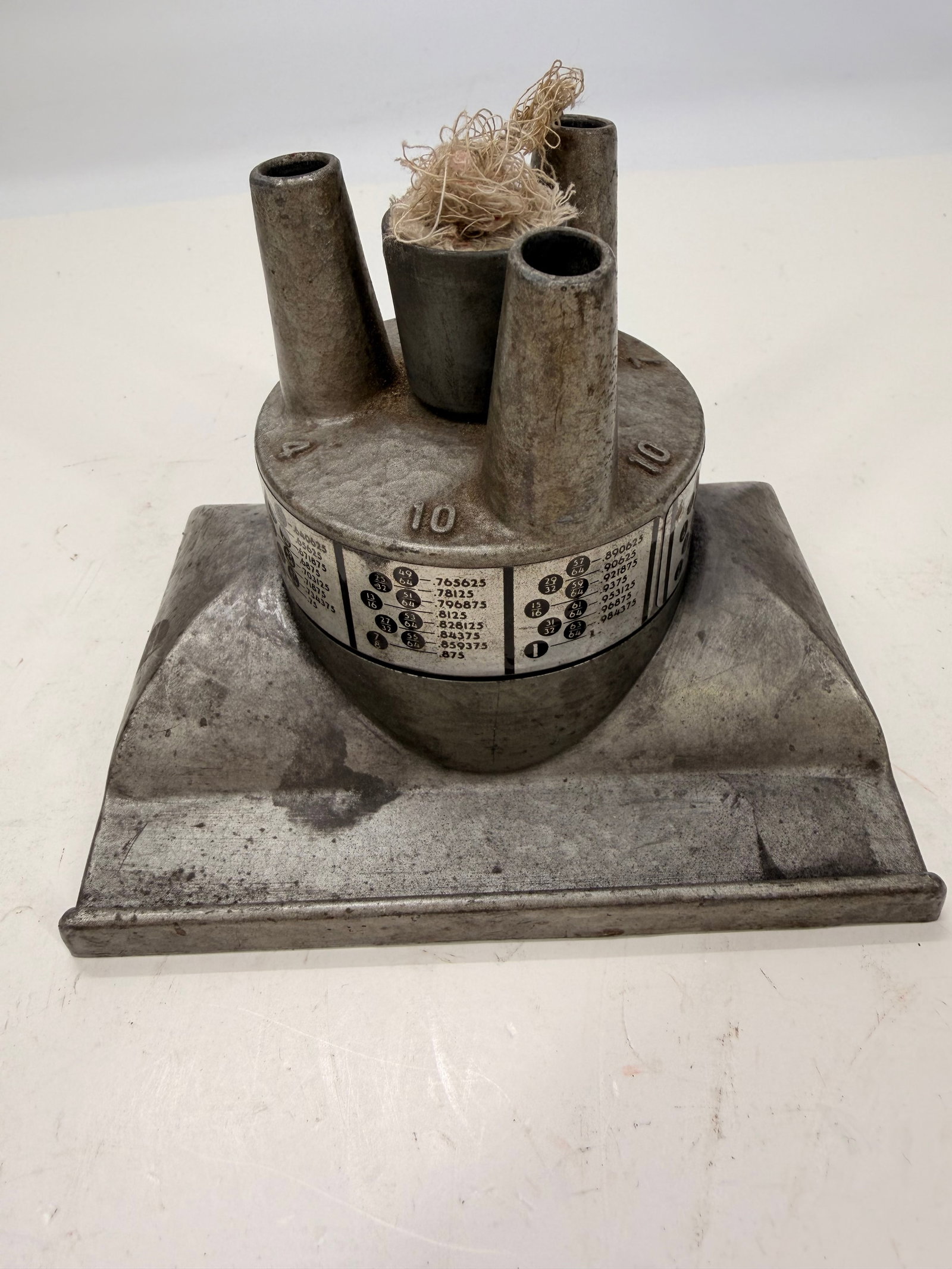 Vintage Machinist Drill Size Reference Stand w/ Decimal Chart (1 of 6)
