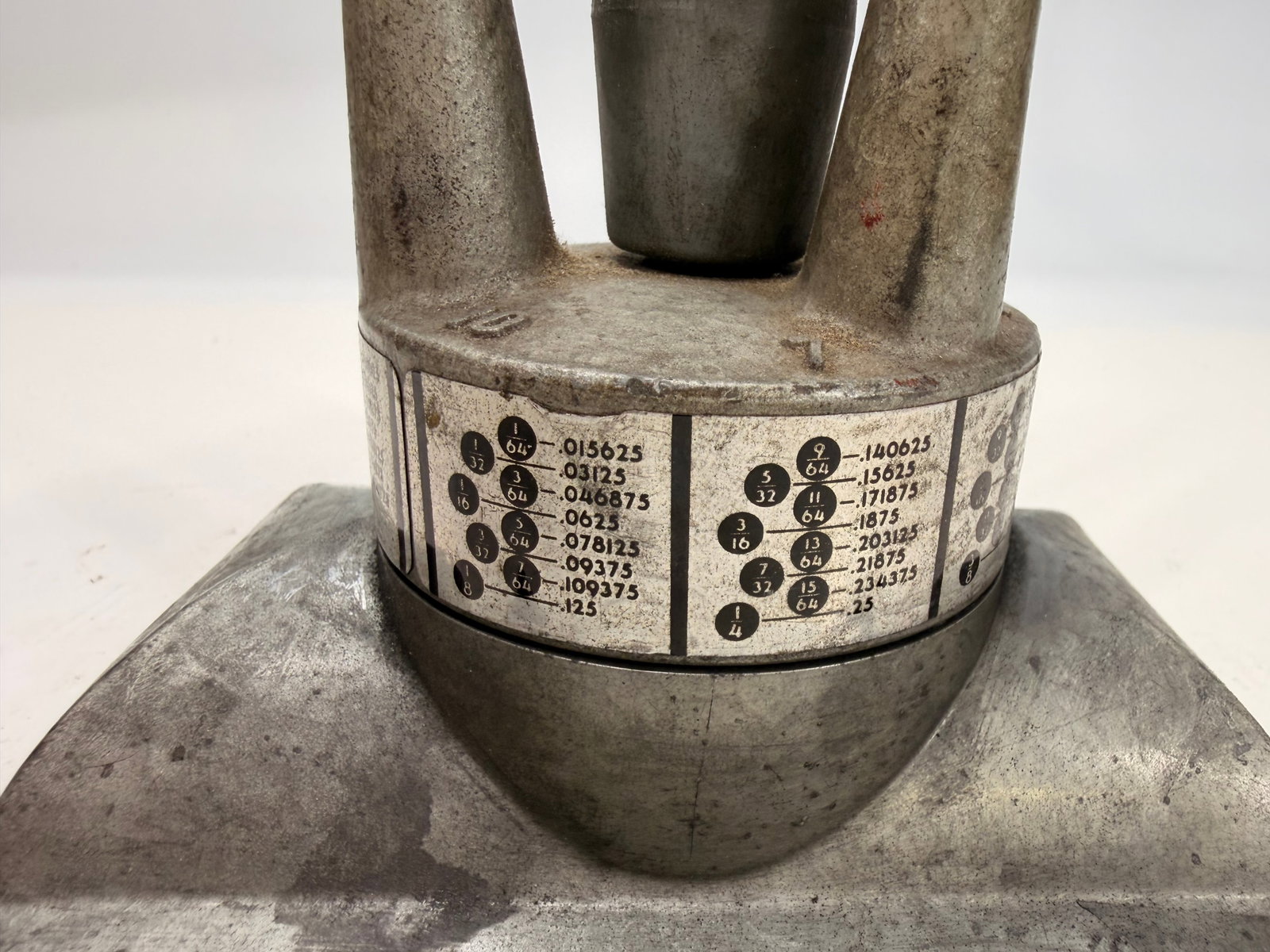 Vintage Machinist Drill Size Reference Stand w/ Decimal Chart - 3