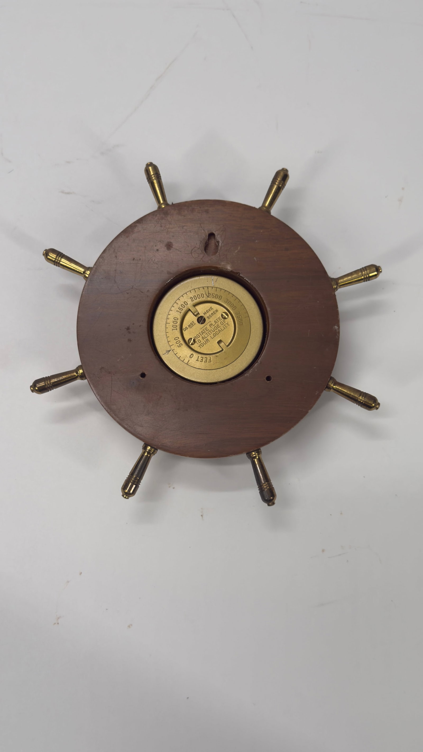 Taylor Ship’s Wheel Aneroid Barometer - 2