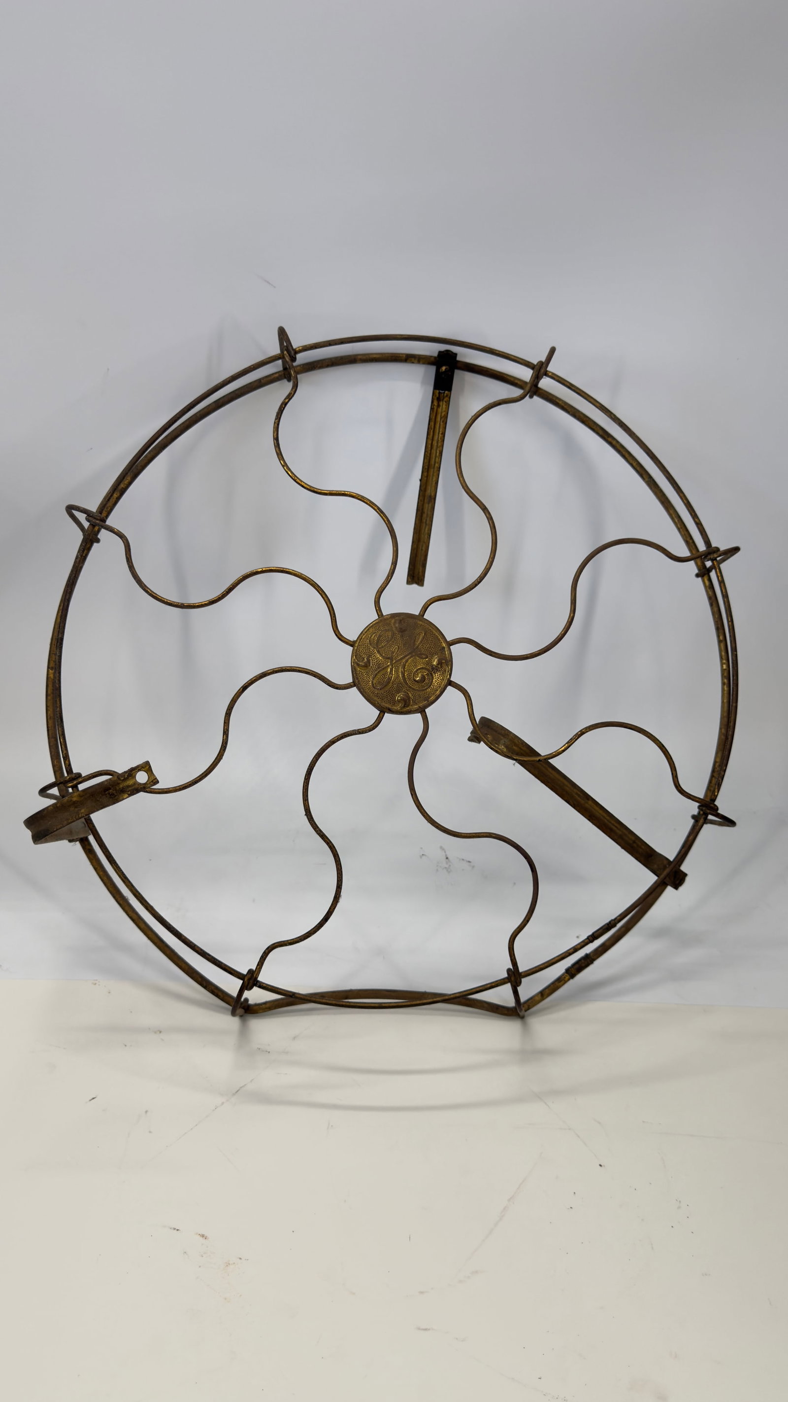 Antique GE Brass Electric Fan Cage (1 of 5)