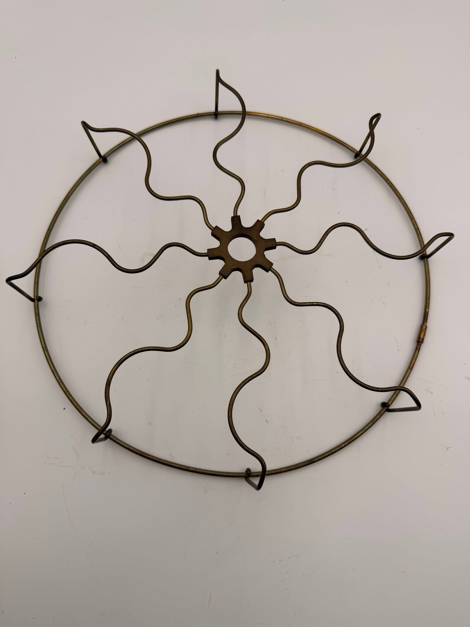 Antique Brass Electric Fan Front Guard (1 of 6)