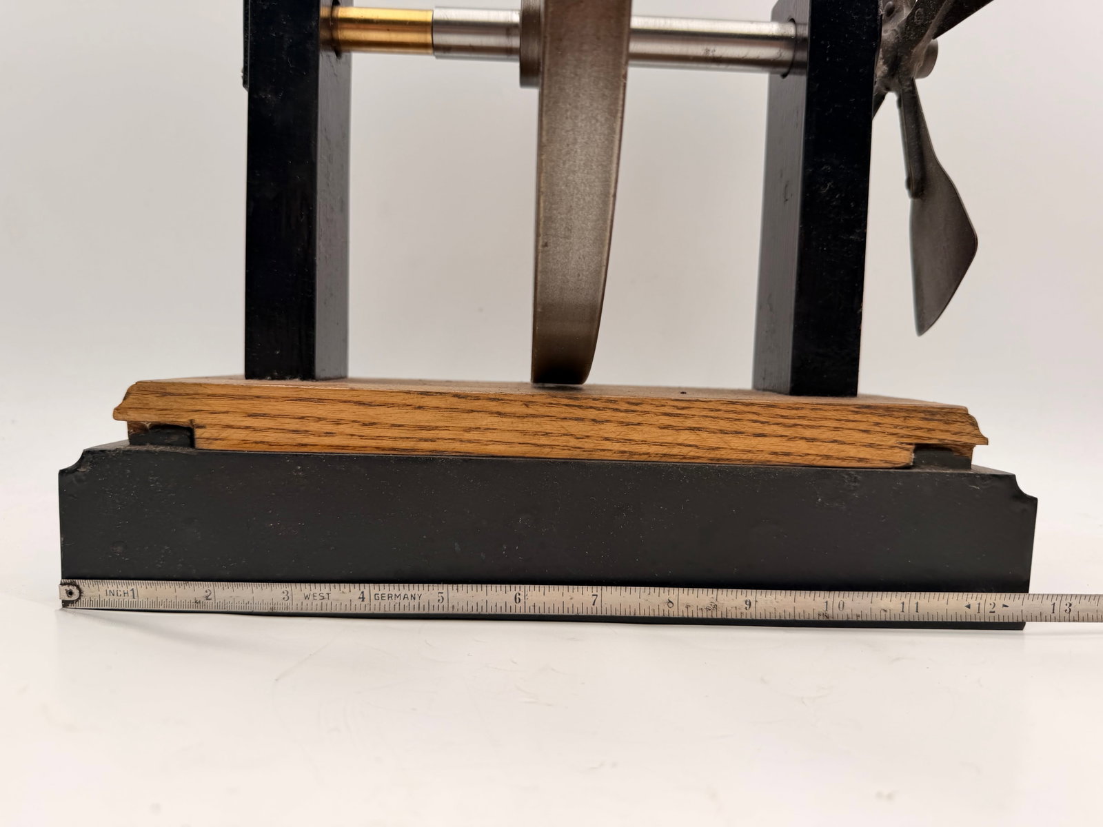 Antique Stirling Engine Flywheel Display Model c.1900–1925 - 8