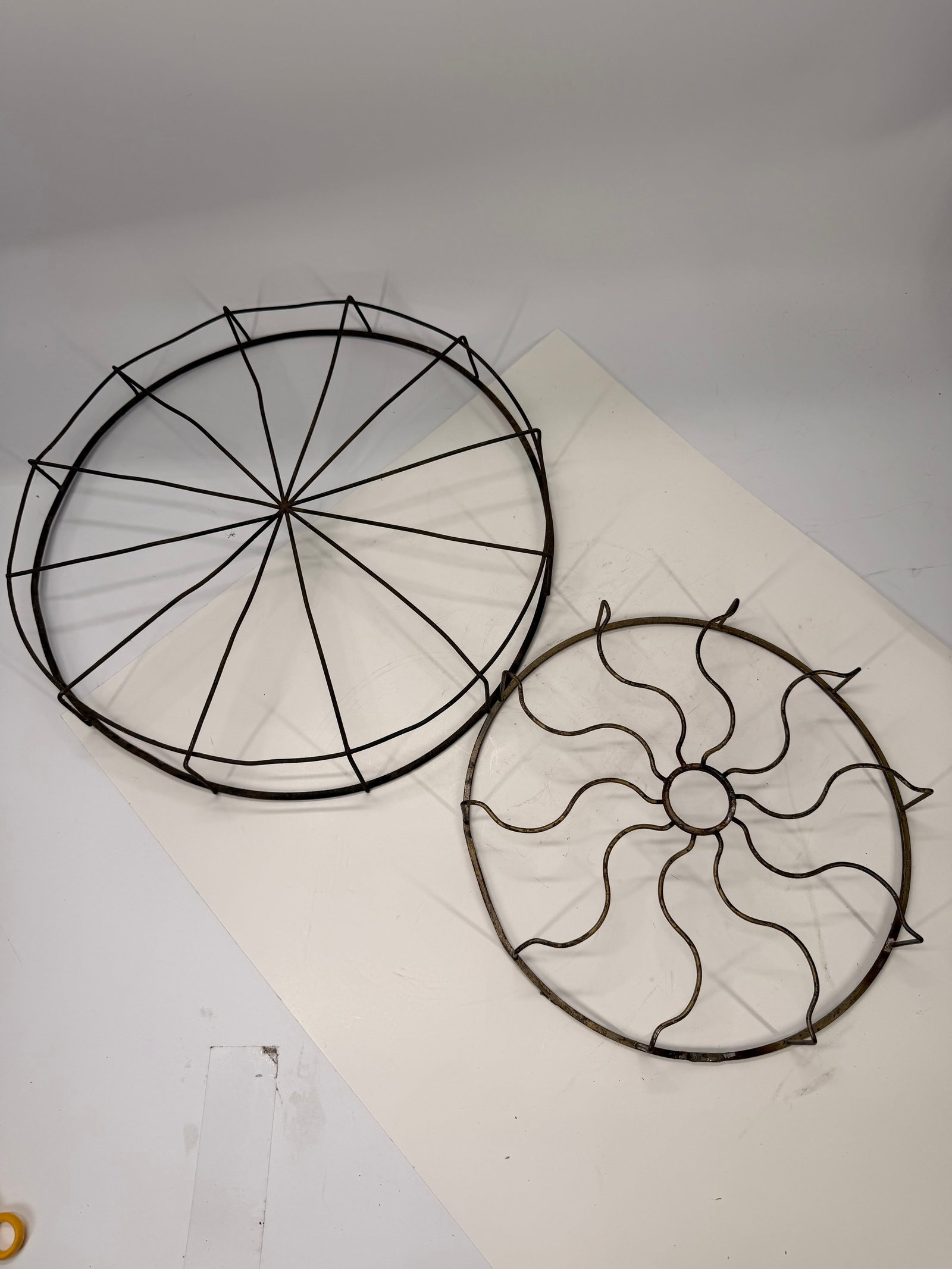 Antique Wavy Wire Fan Cage Guards Lot (1 of 12)