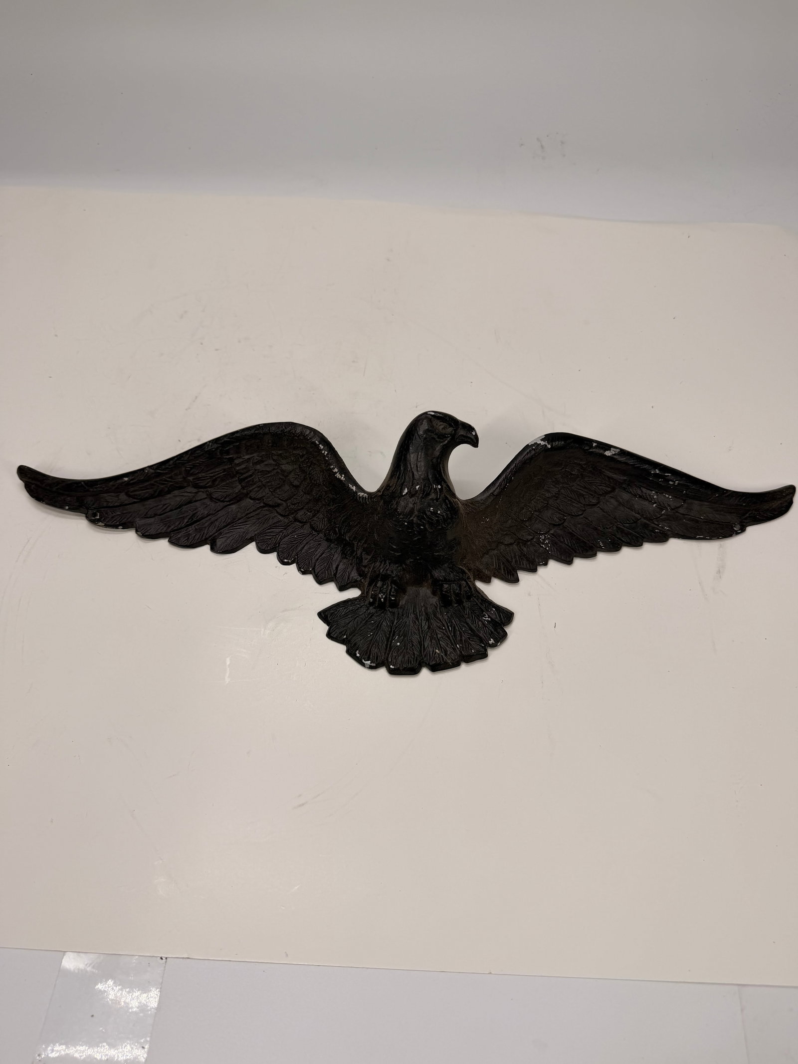 Antique Cast Iron Spread Wing Eagle Wall Plaque (1 of 6)